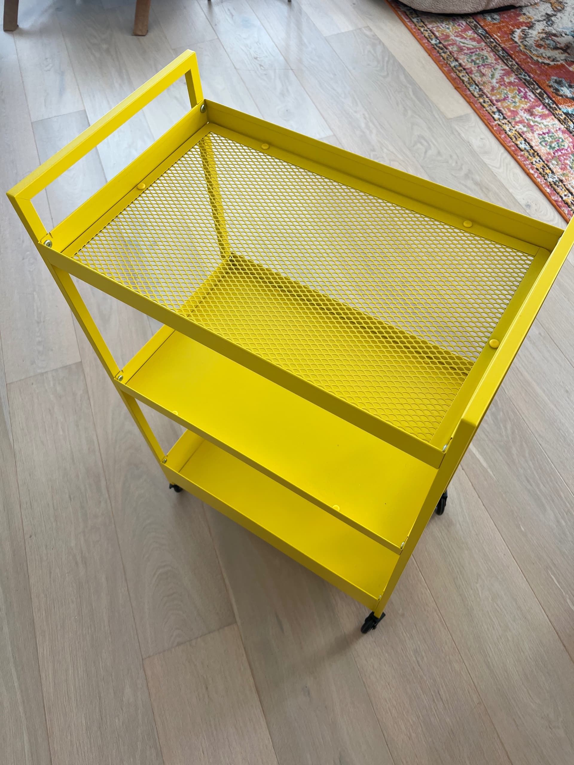 NISSAFORS roltafel, wit, 50.5x30x83 cm