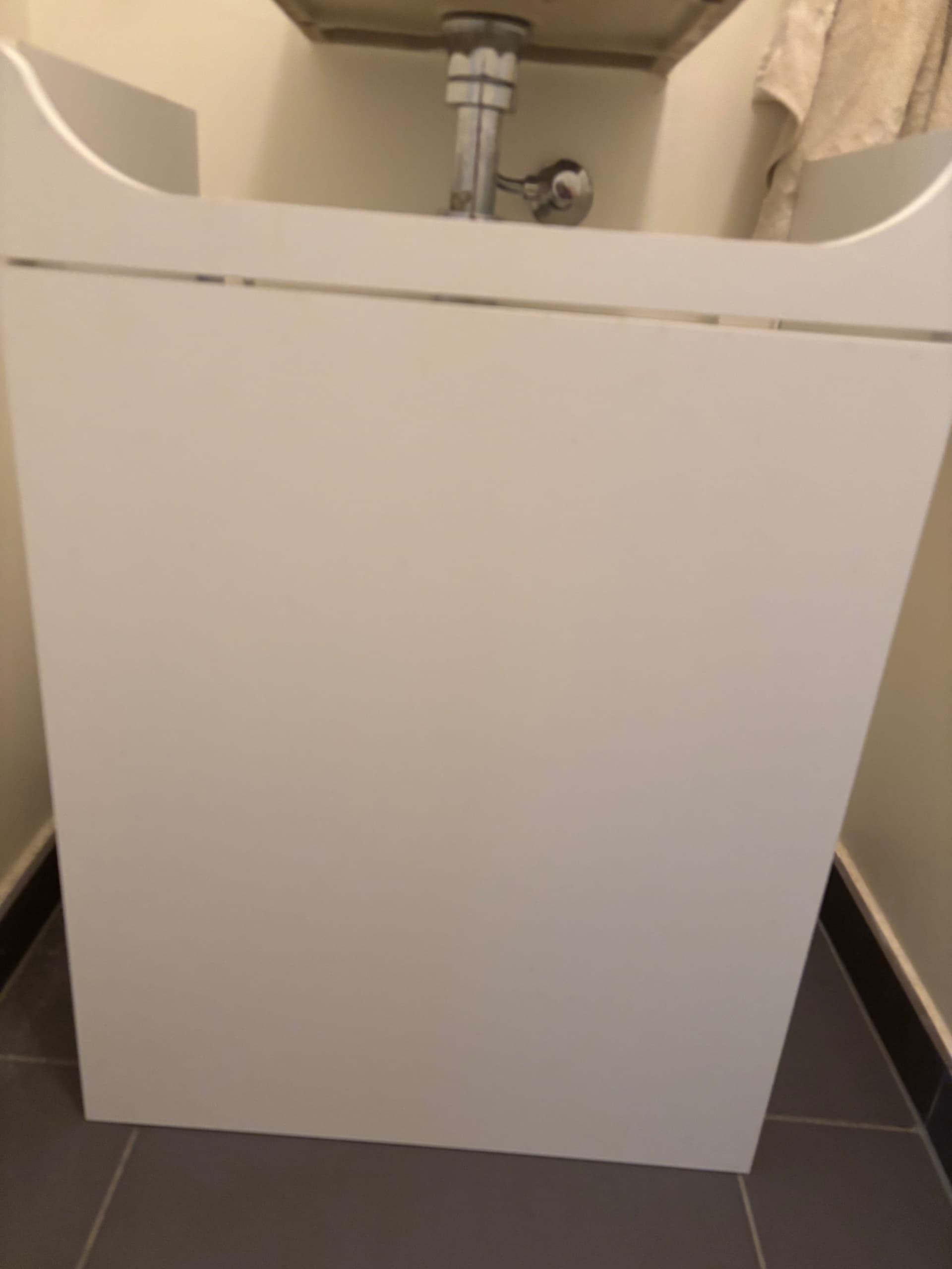 NYSJÖN kast voor wastafel, wit, 50x83 cm