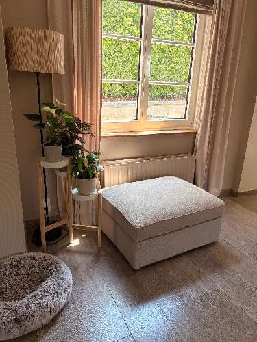 KIVIK voetenbank met bergruimte, Tallmyra beige
