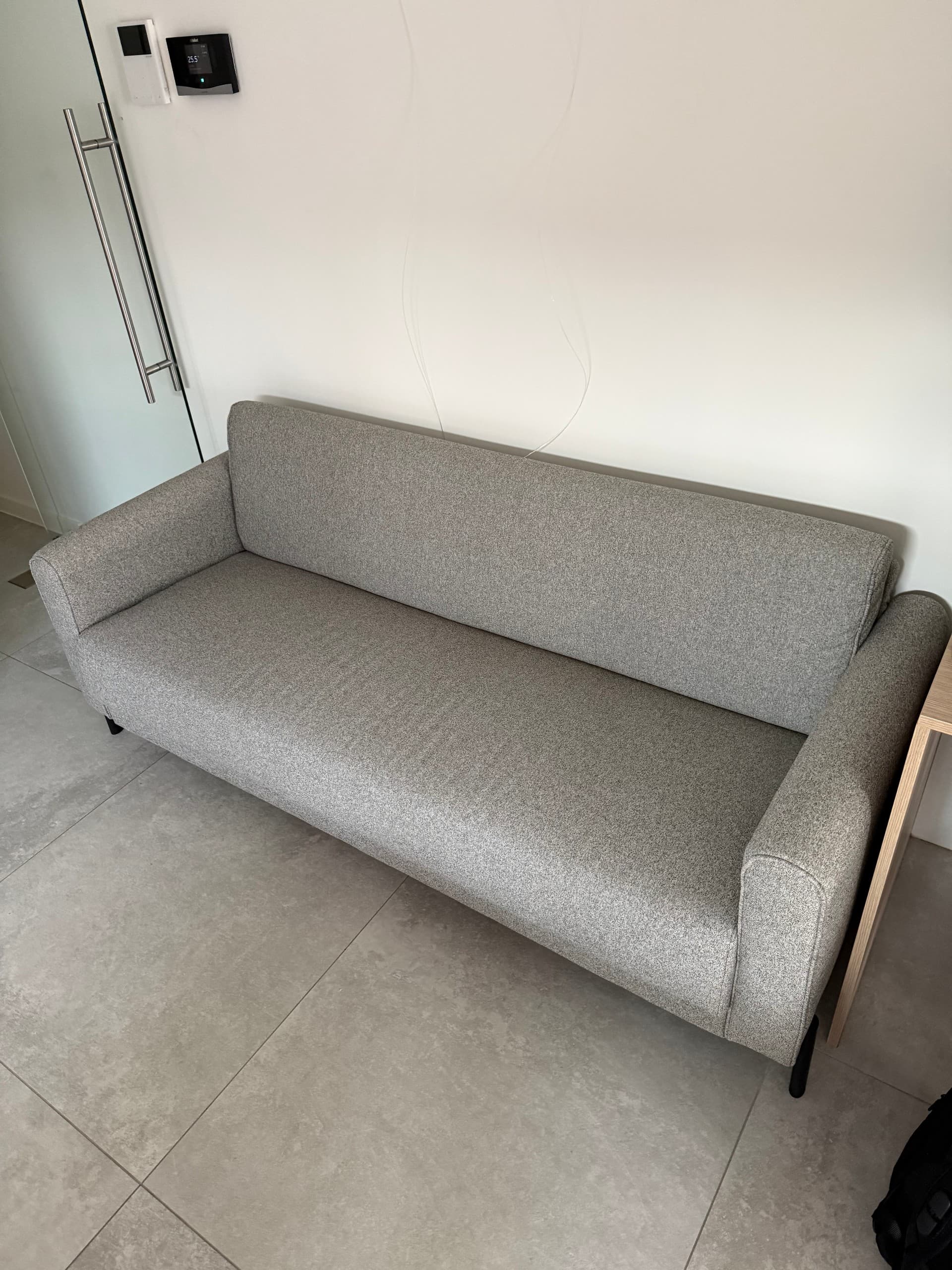 SALTMYRAN 3-seat sofa, Öreryd grey-beige