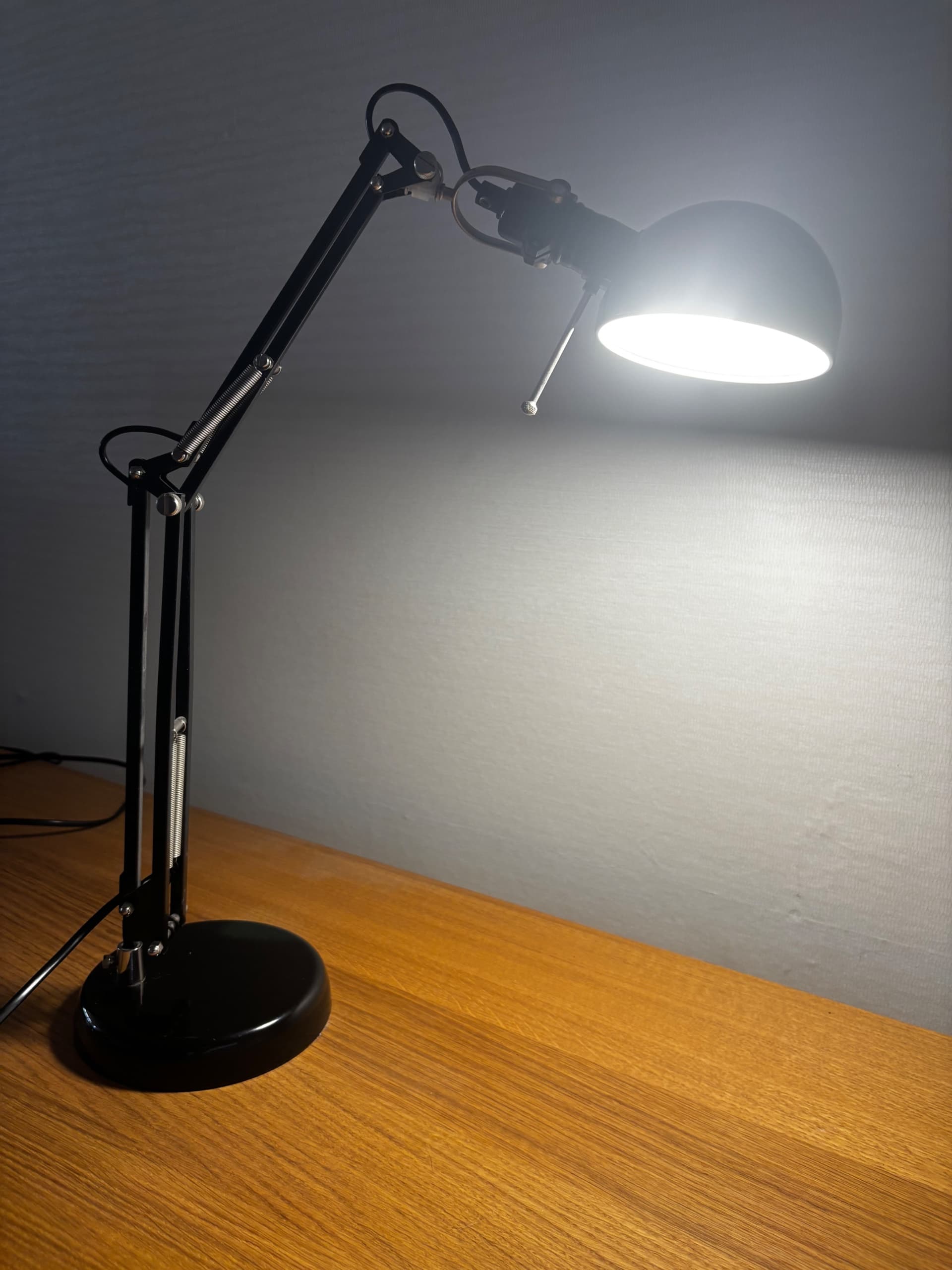 FORSÅ BUREAULAMP Bureaulamp, zwart