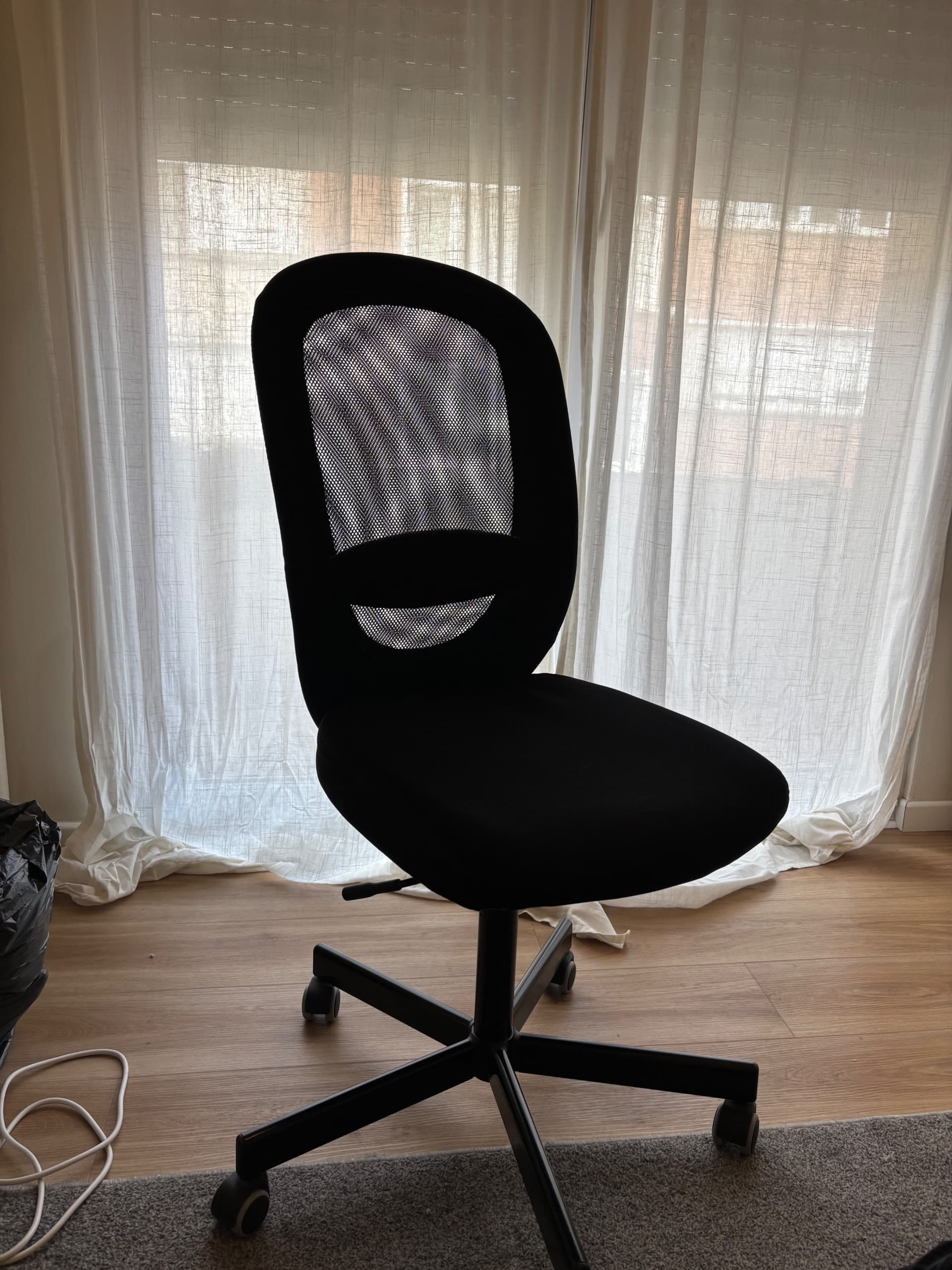 FLINTAN chaise de bureau, noir