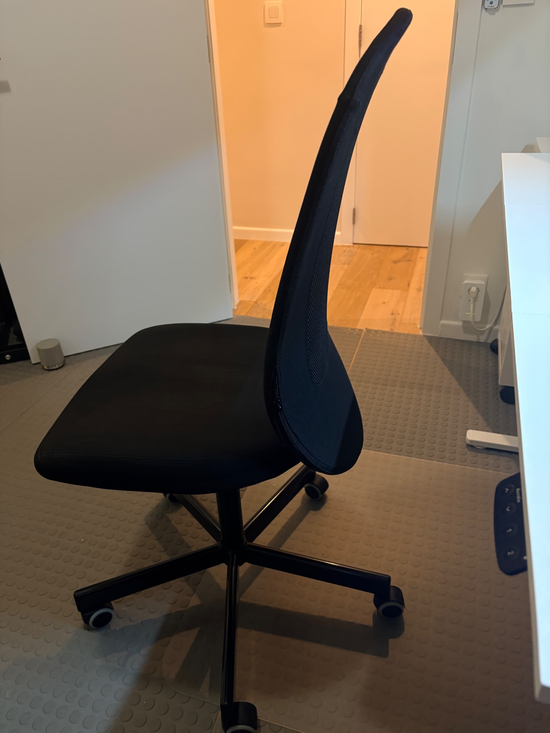 FLINTAN office chair, black