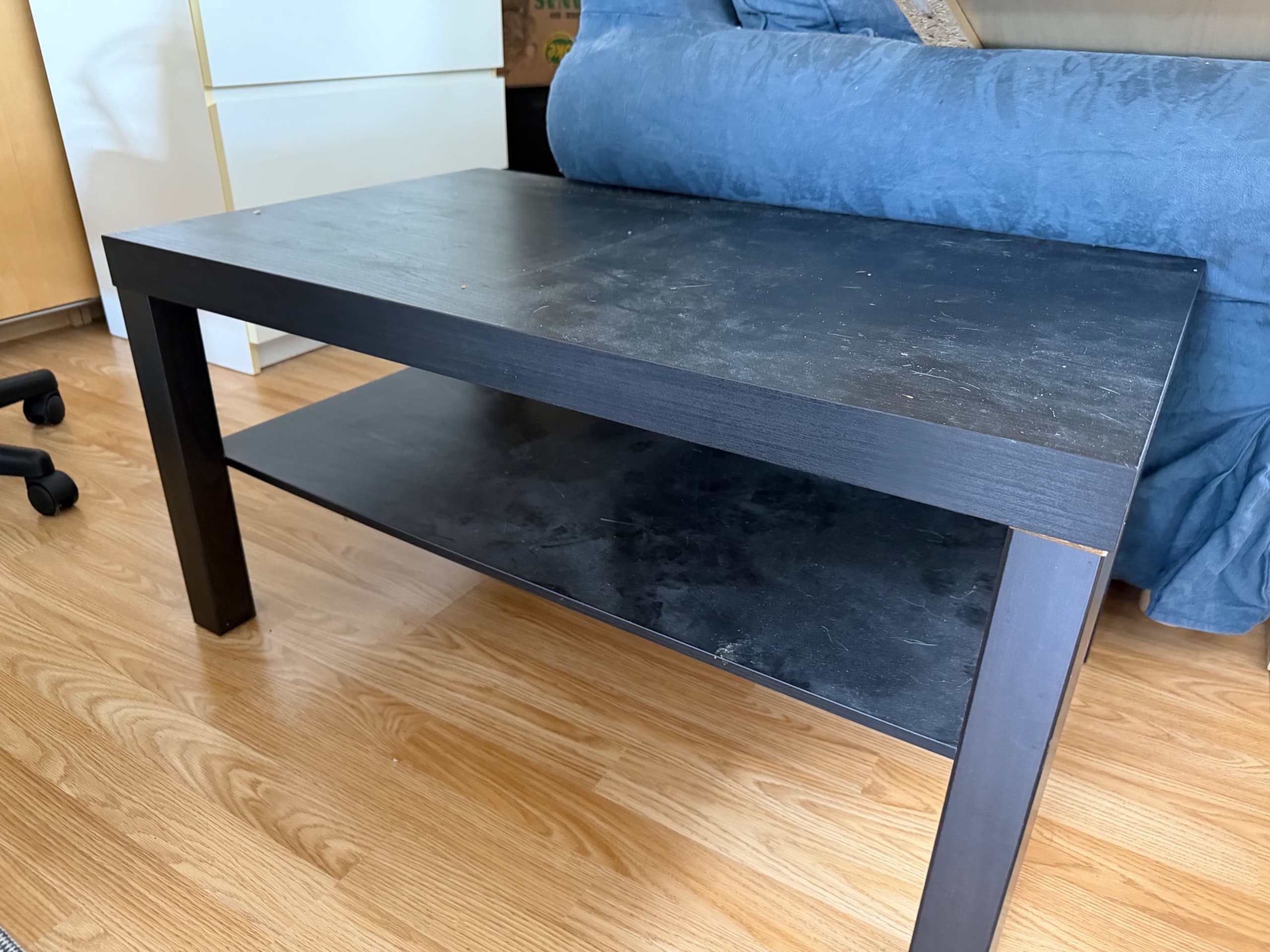 LACK Table basse, brun noir, 90x55 cm