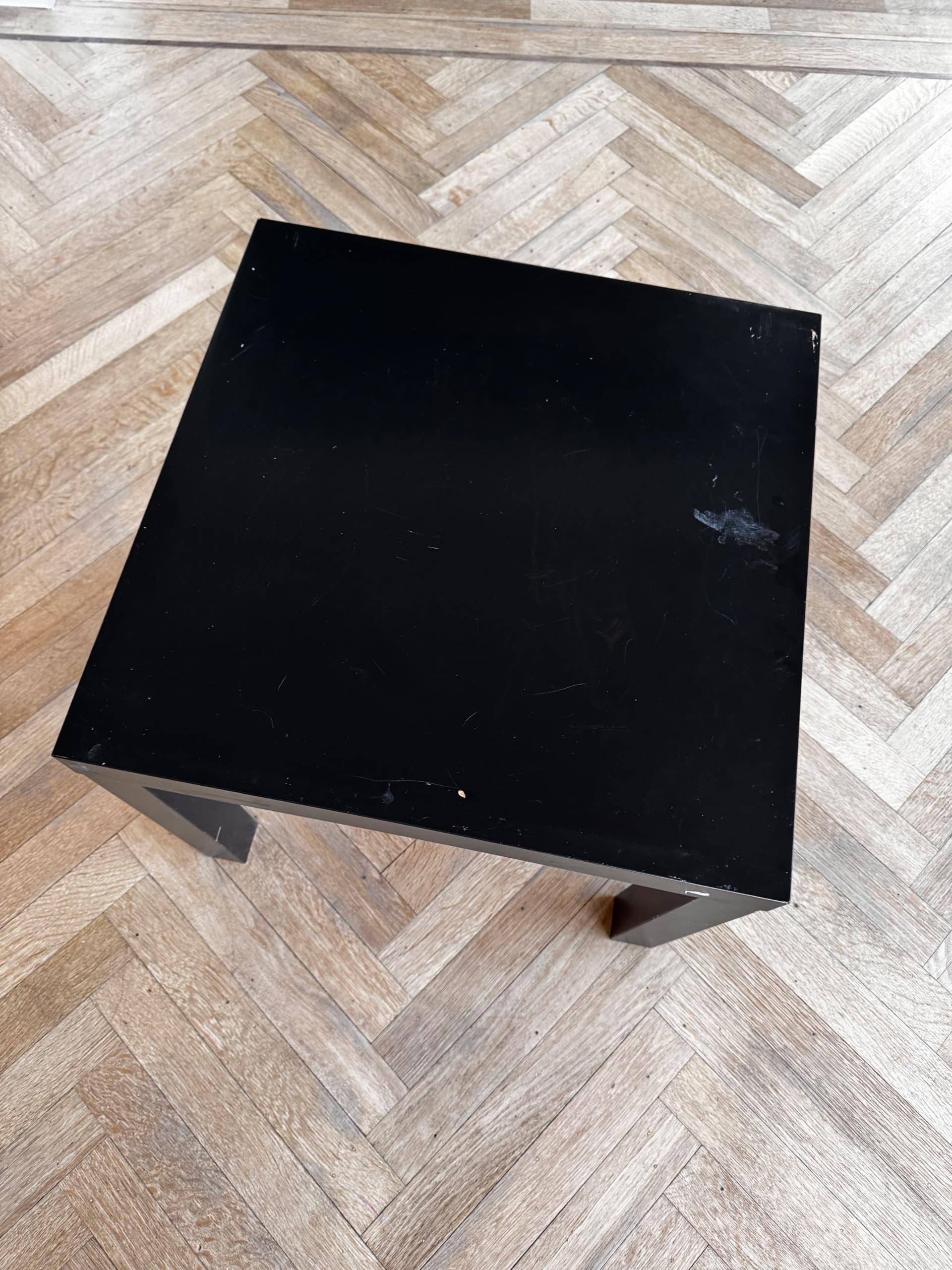 LACK Tafeltje, zwartbruin, 55x55 cm
