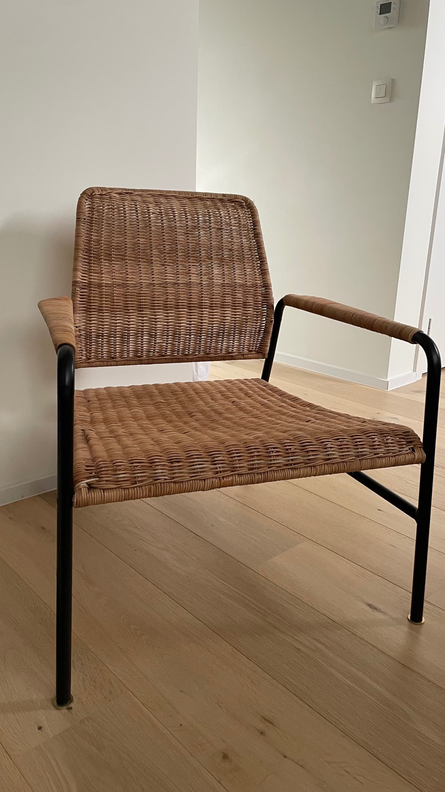 ULRIKSBERG armchair, rattan/anthracite
