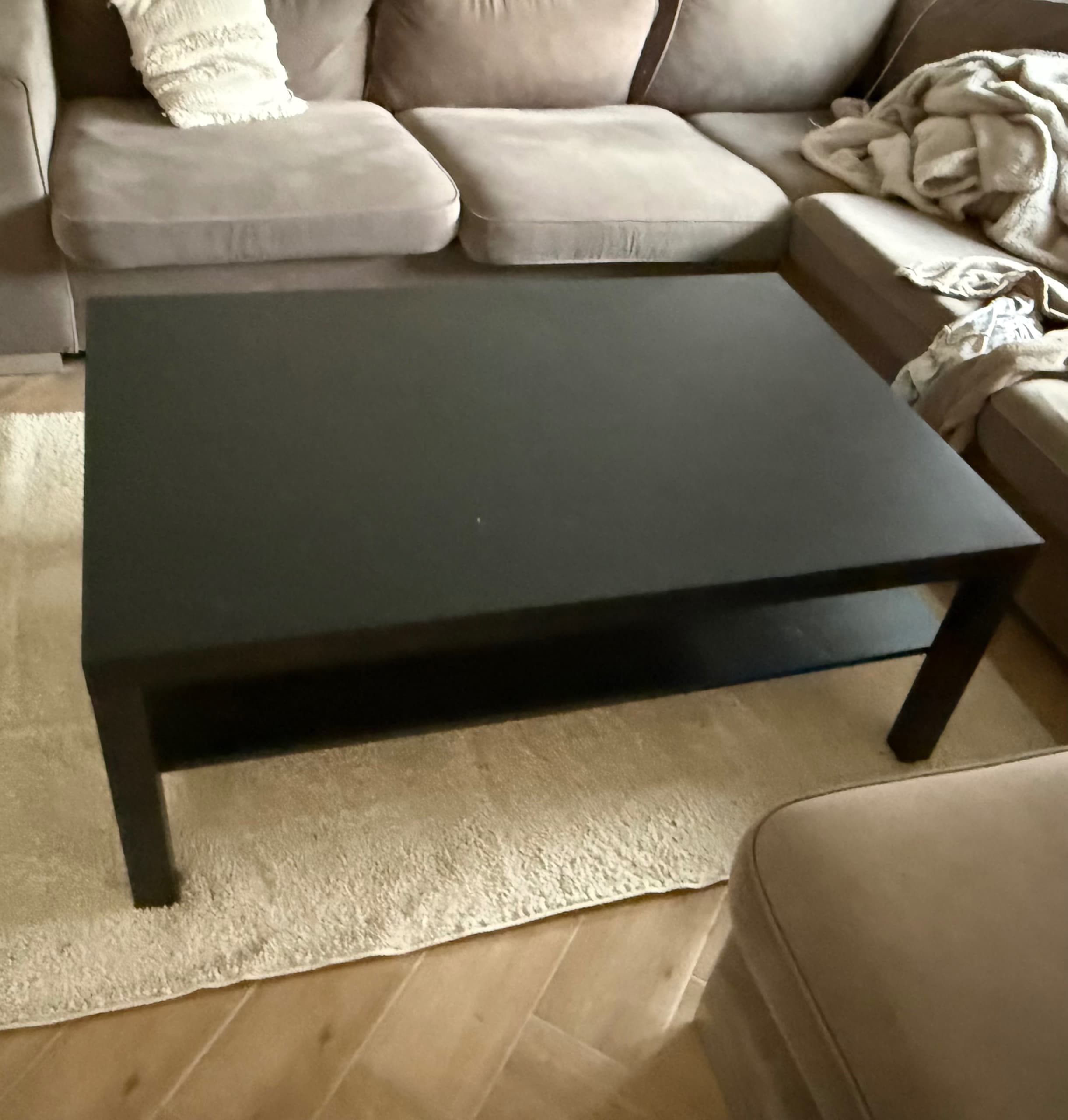 LACK Table basse, brun noir, 118x78 cm