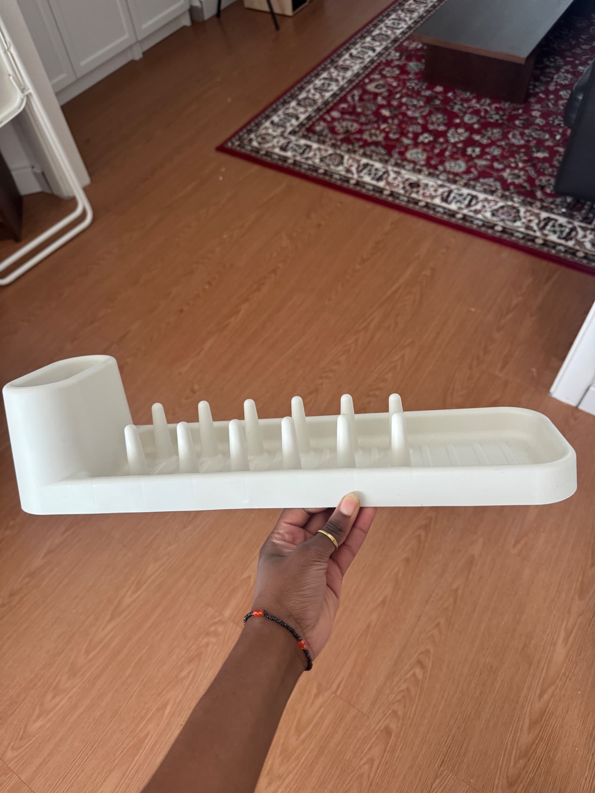 STÄMLING égouttoir à vaisselle, blanc cassé, 48 cm