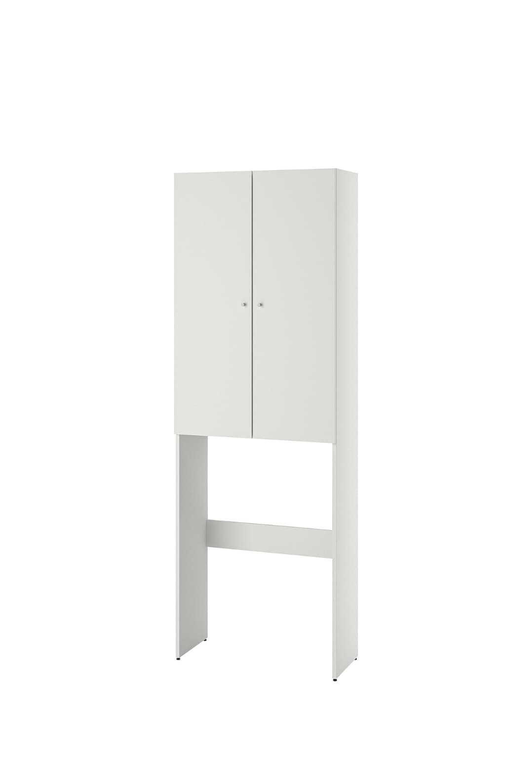 NYSJÖN kast voor wasmachine, wit, 65x190 cm