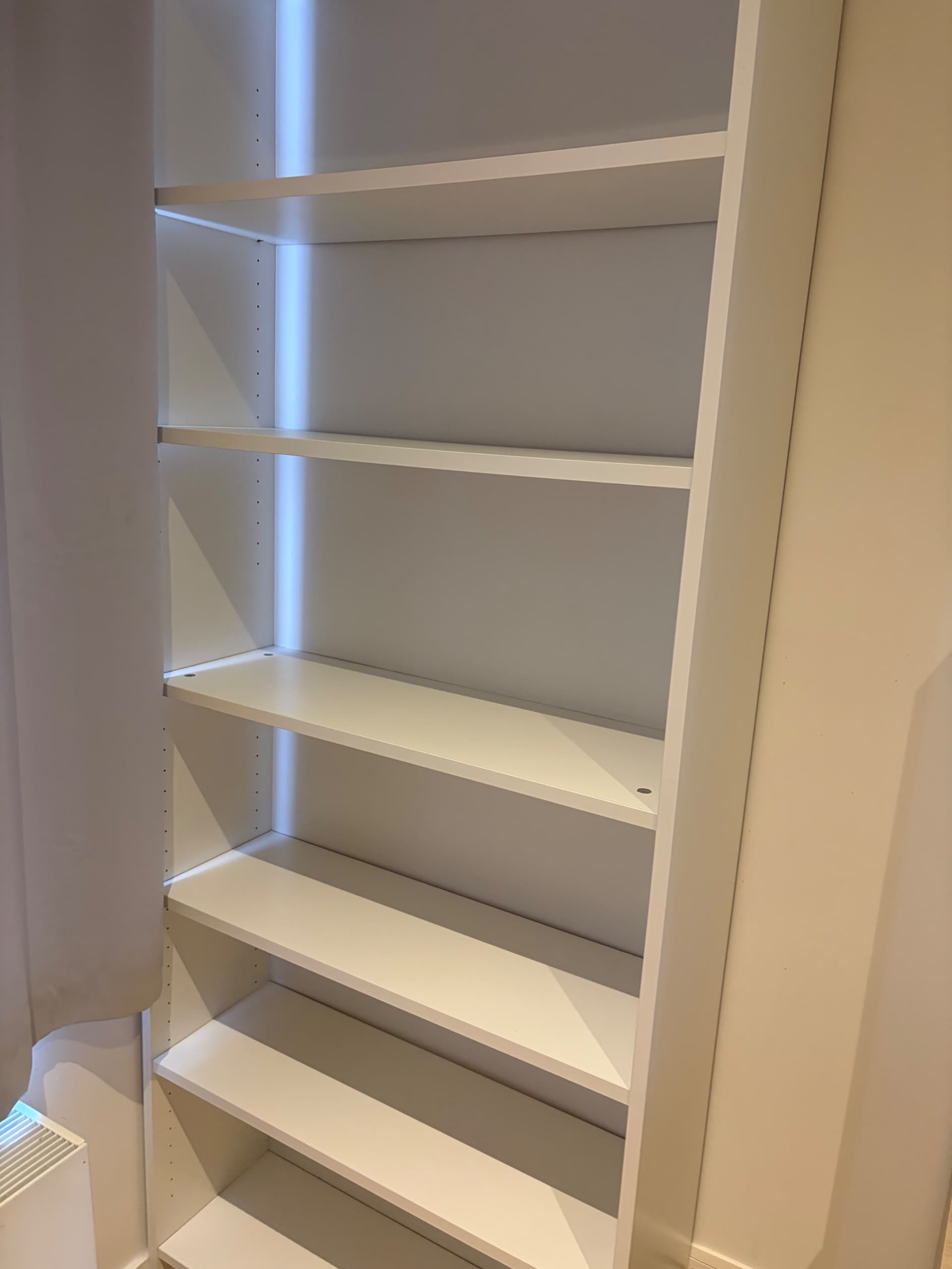 BILLY bookcase, white, 80x39x202 cm