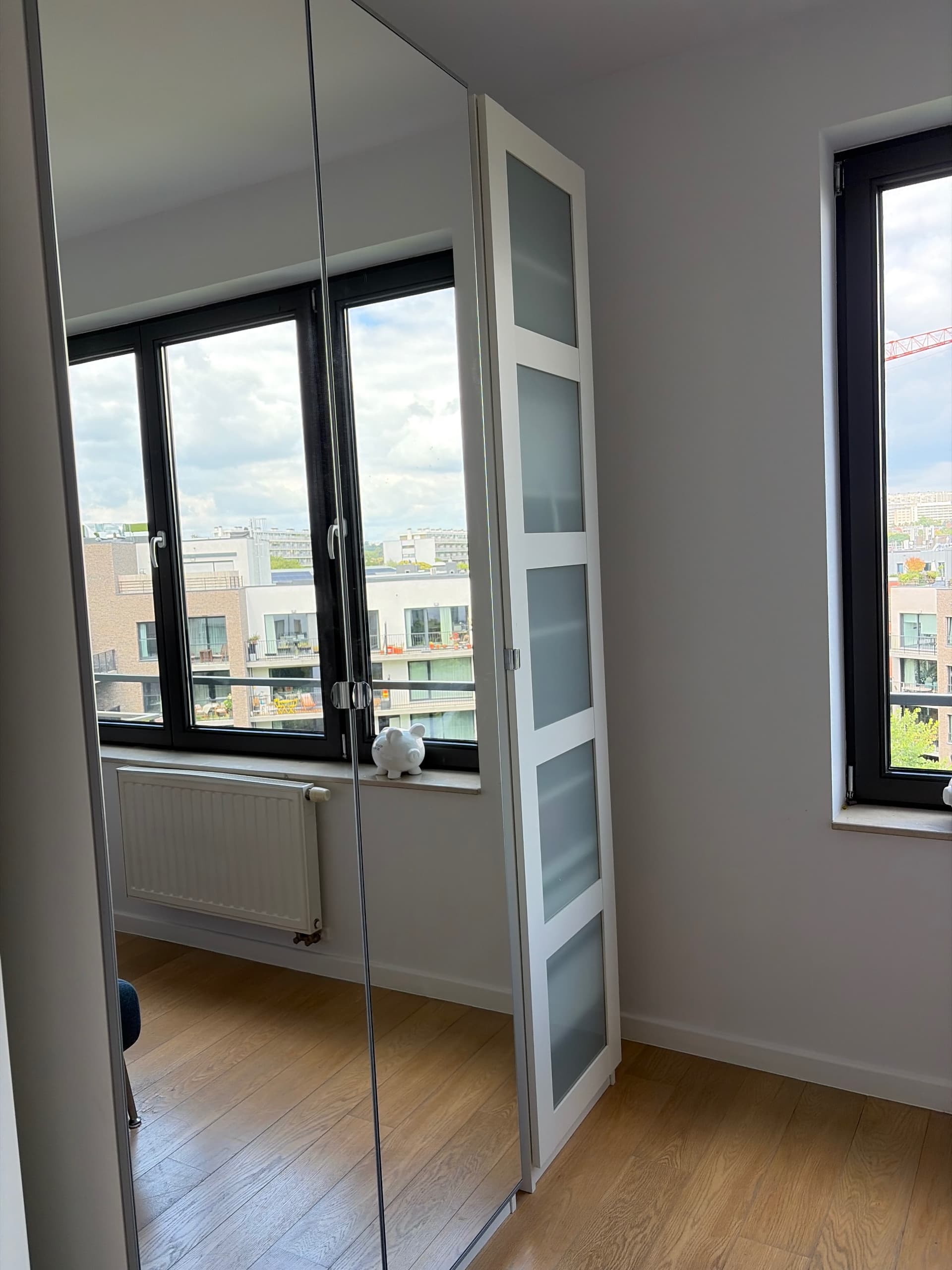 PAX / FORSAND armoire-penderie, blanc/blanc, 150x60x236 cm