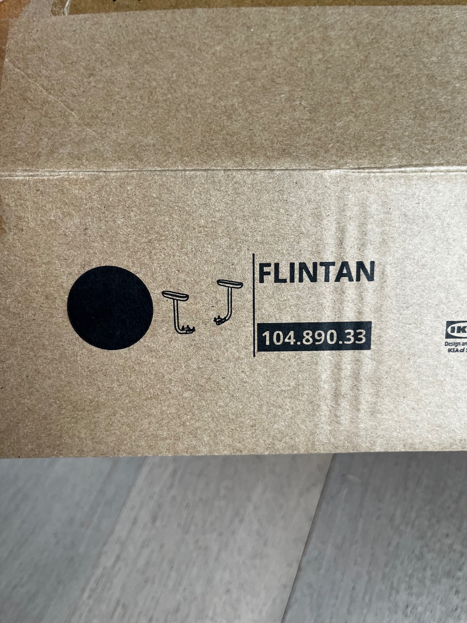 FLINTAN accoudoirs, noir