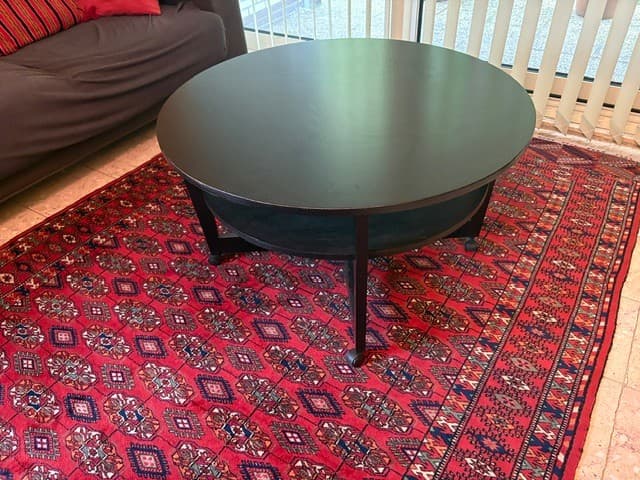 JAKOBSFORS salontafel, donkerbruin gebeitst eiken fineer, 80 cm