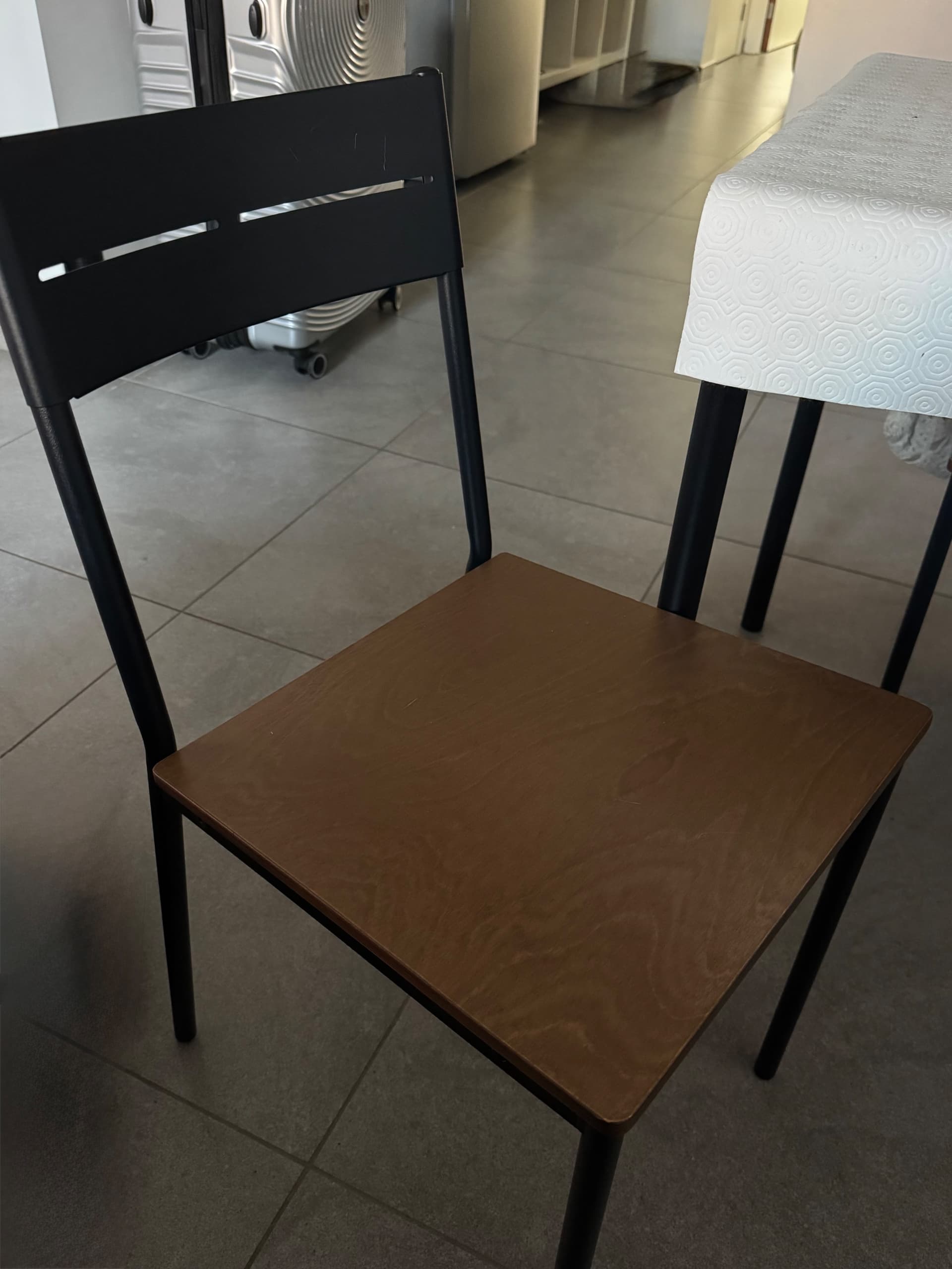 SANDSBERG table, black, 110x67 cm