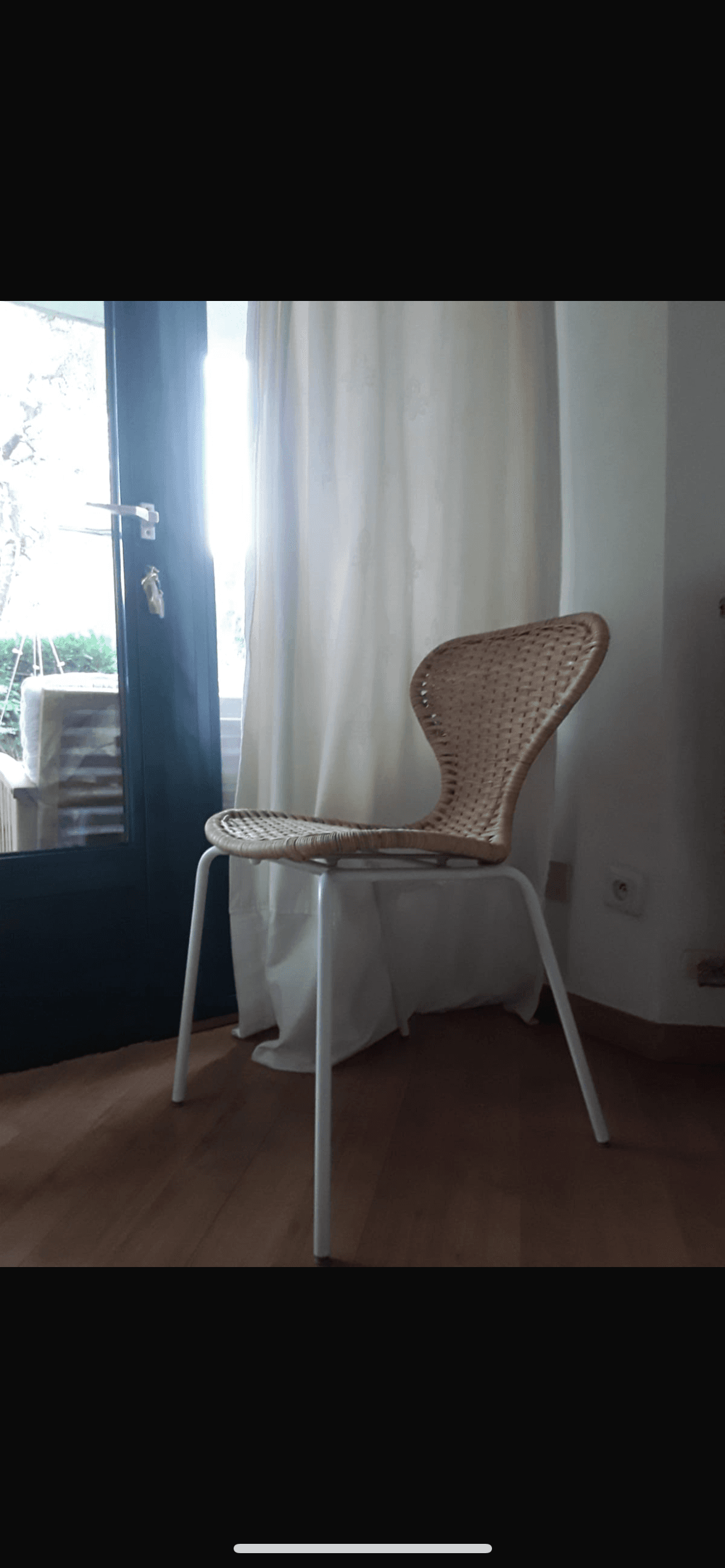 SKÅLSTA chaise, rotin