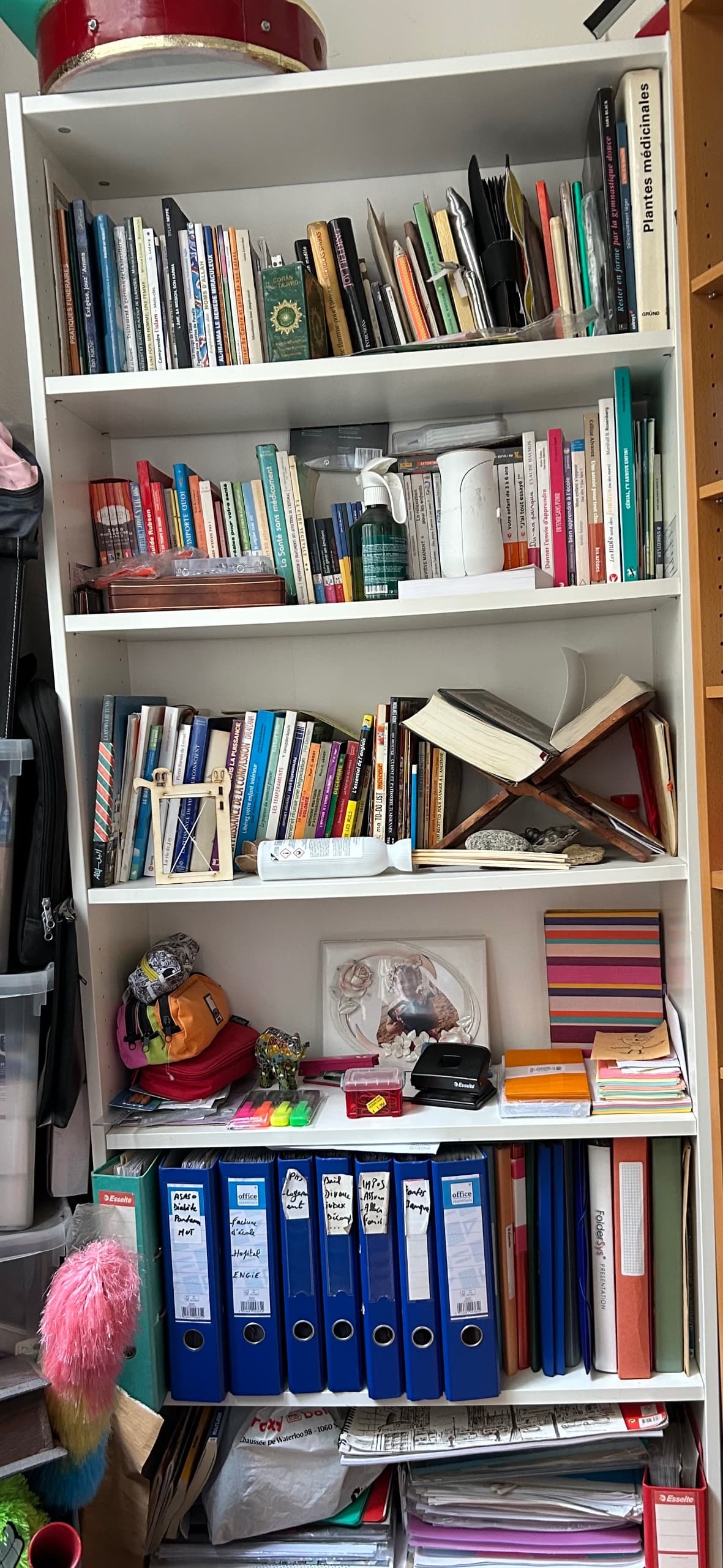 TONSTAD boekenkast, ecru, 81x37x201 cm