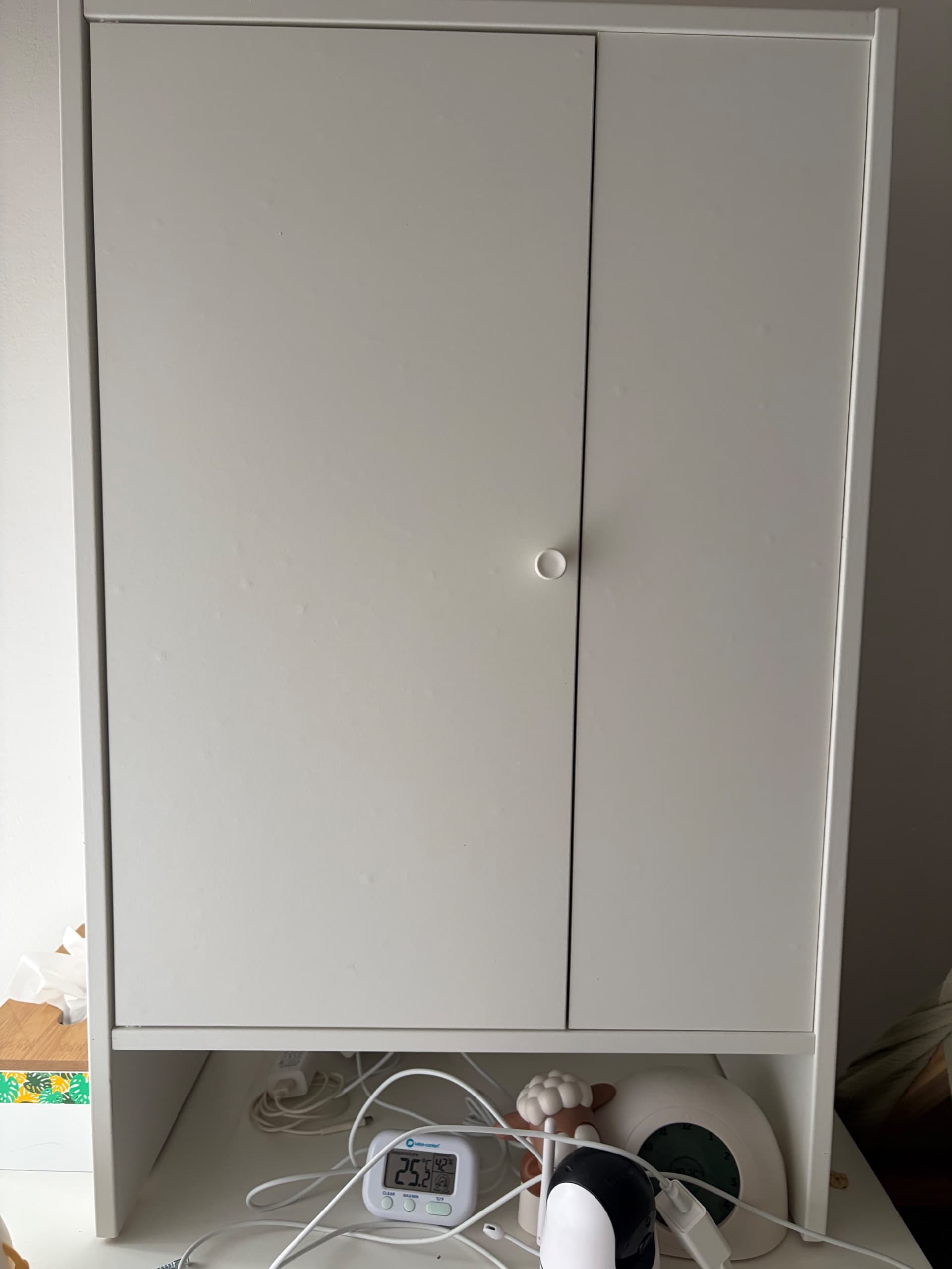 BAGGEBO armoire 1 porte, blanc, 50x30x80 cm