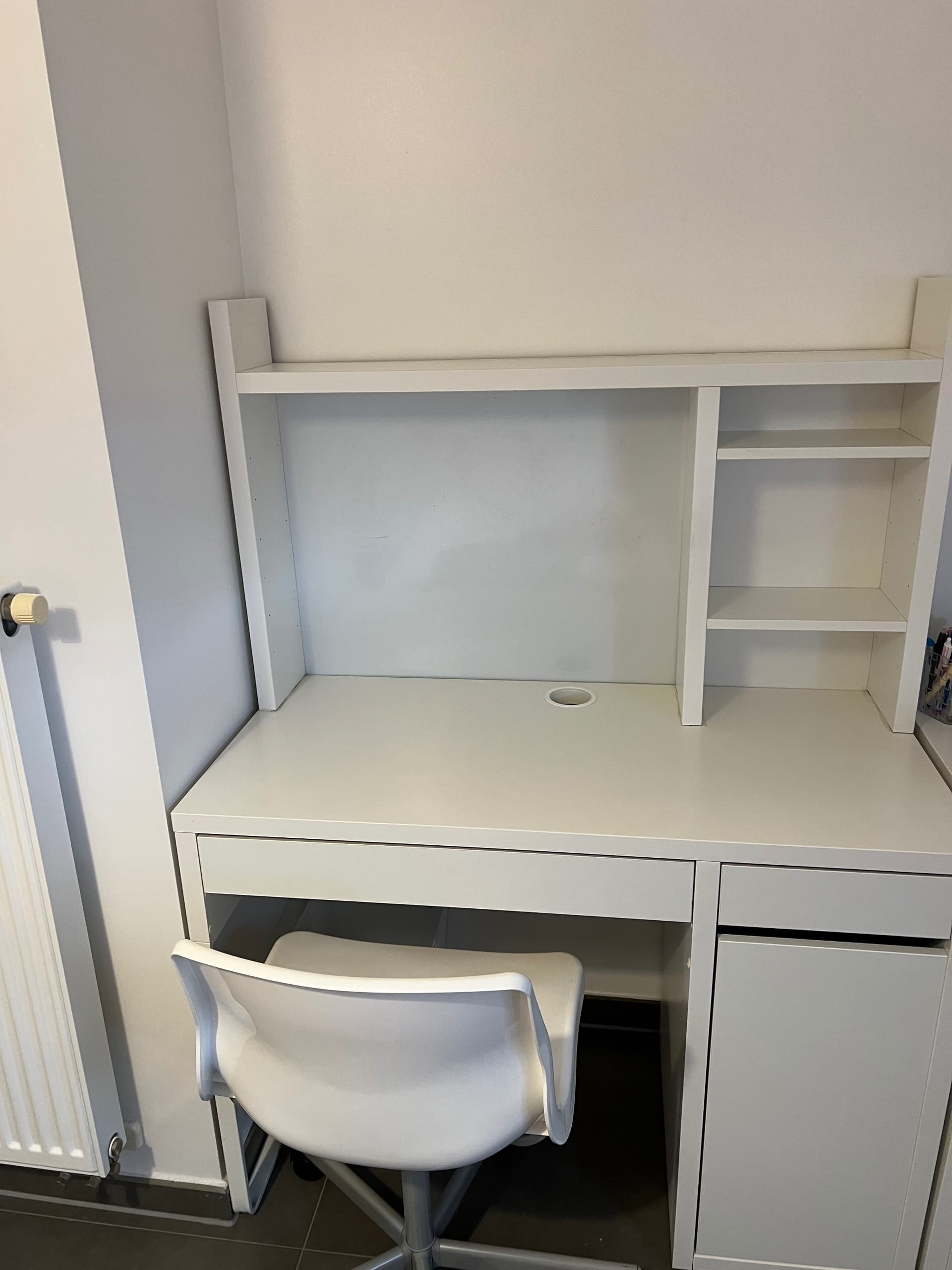MICKE bureau, wit, 105x50 cm