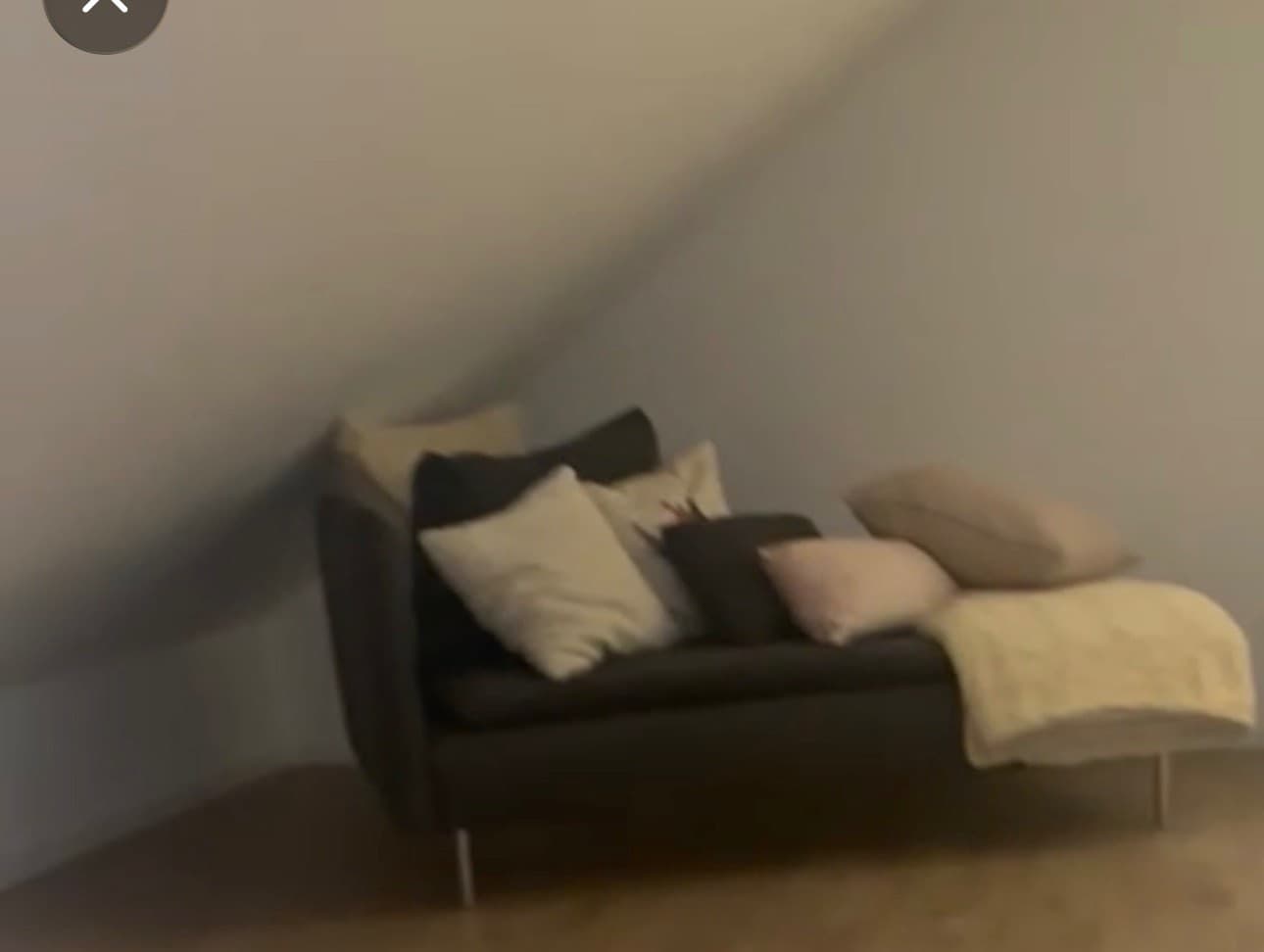 SÖDERHAMN chaise longue, Fridtuna donkergrijs
