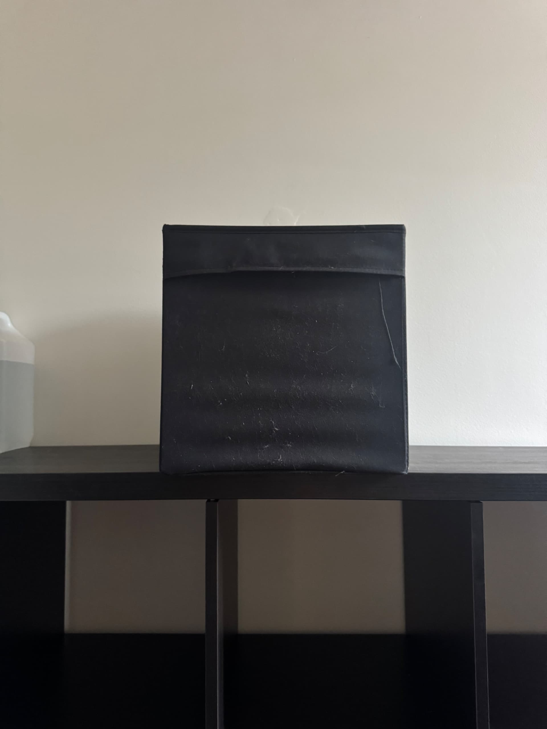 DRÖNA Rangement tissu, noir, 33x38x33 cm