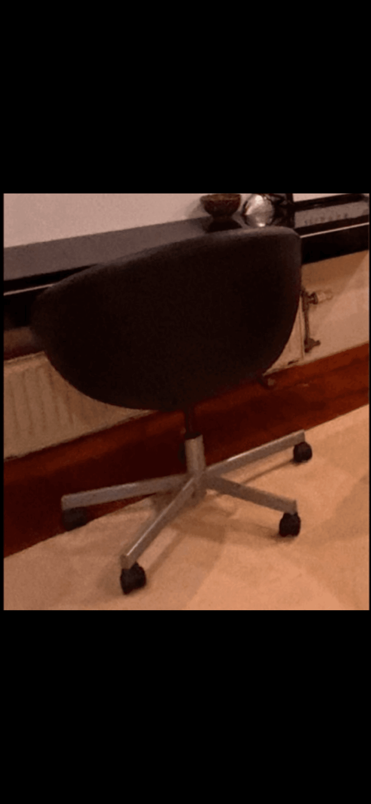 SKRUVSTA Bureaustoel, Vissle grijs