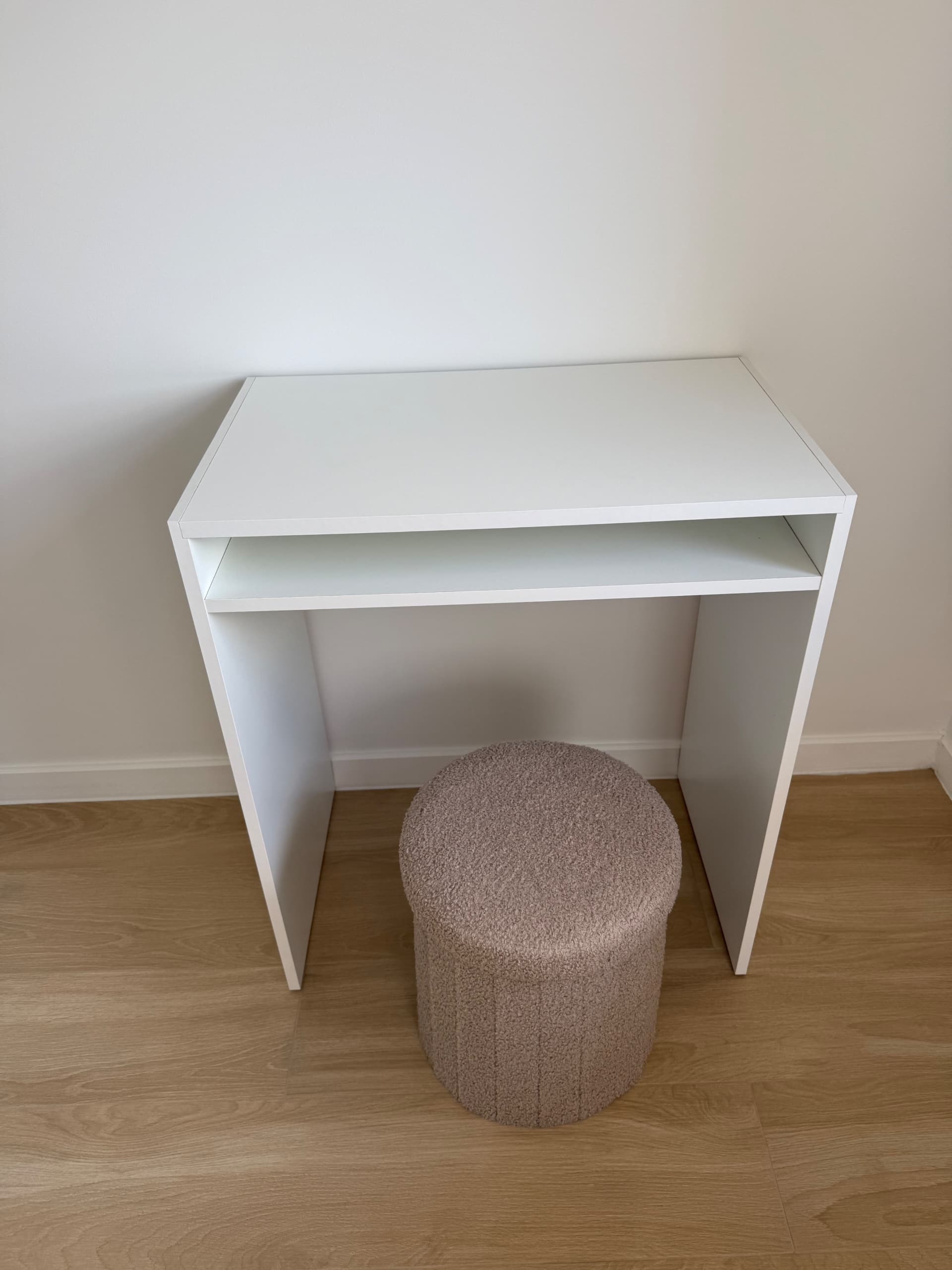 TORALD desk, white, 65x40 cm