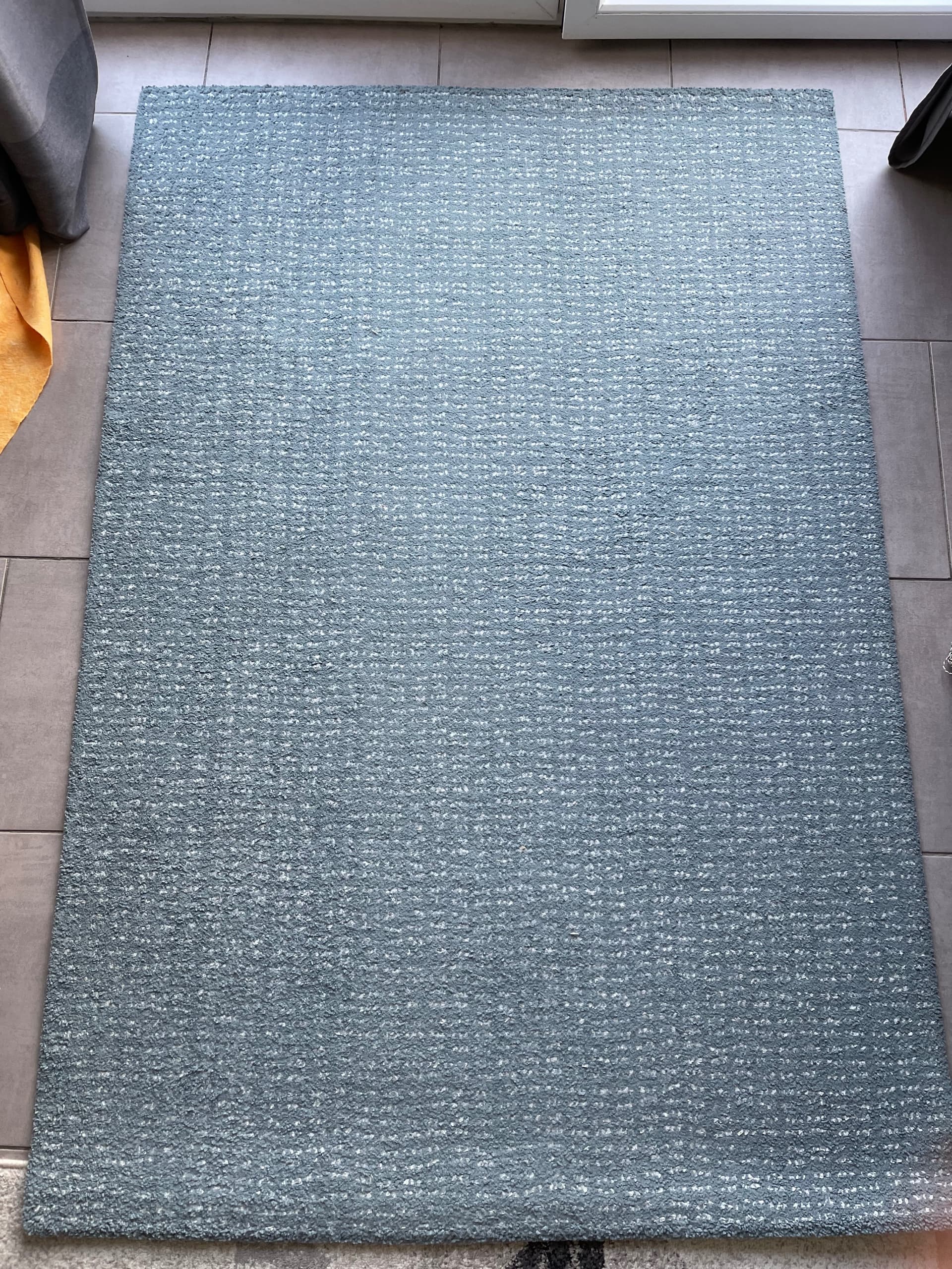 IKEA LANGSTED RUG vloerkleed, laagpolig, bleekroze, 200x300 cm