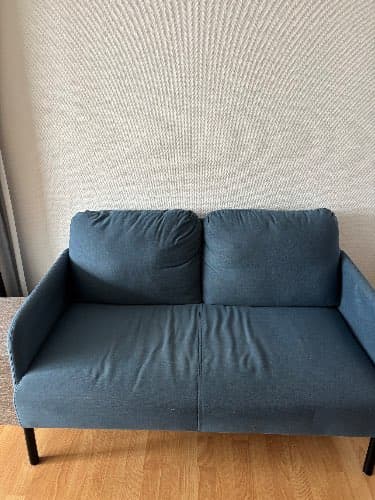 GLOSTAD 2-seat sofa, Knisa dark grey