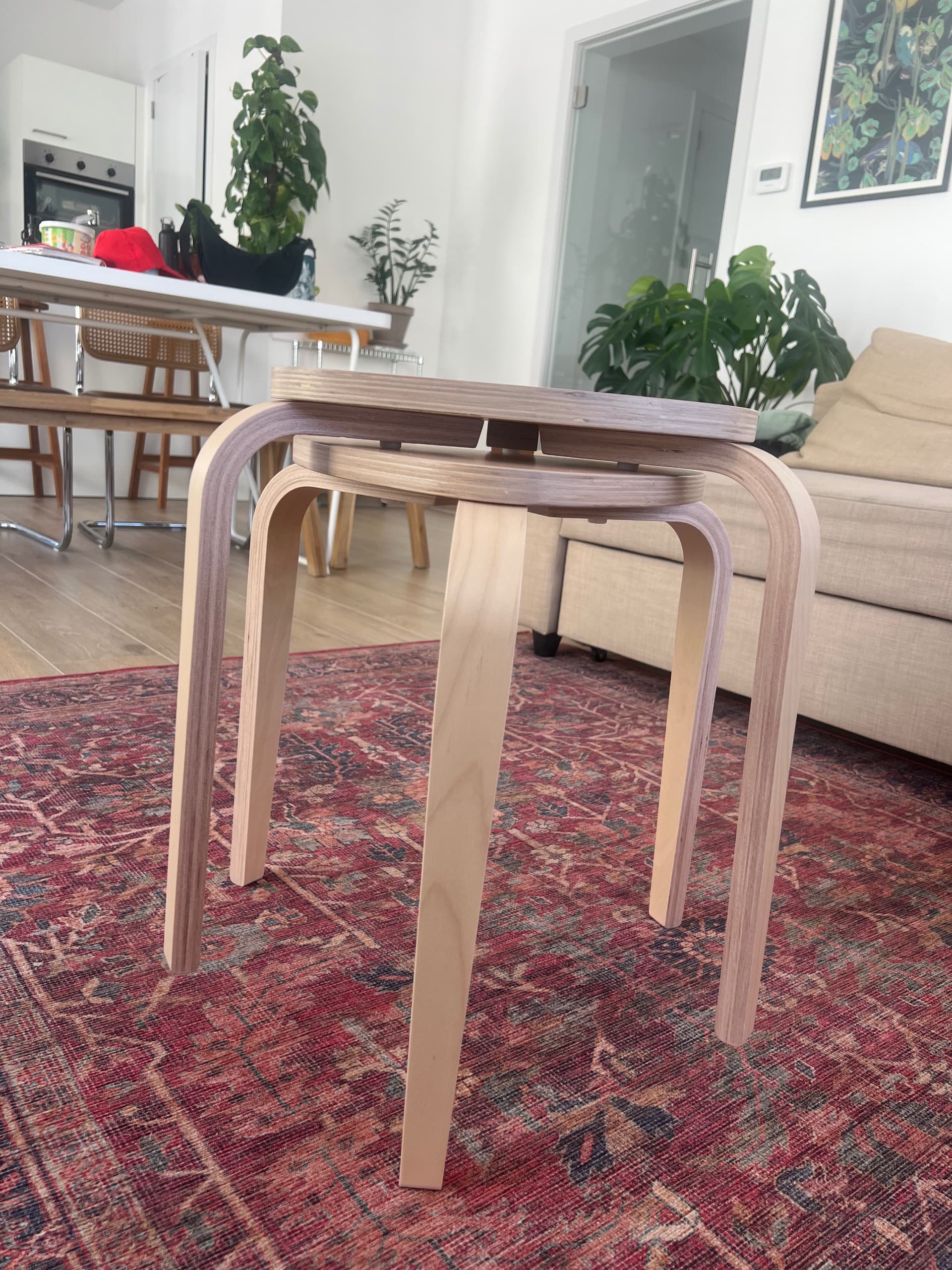 KYRRE (2 STOOLS) kruk, berken