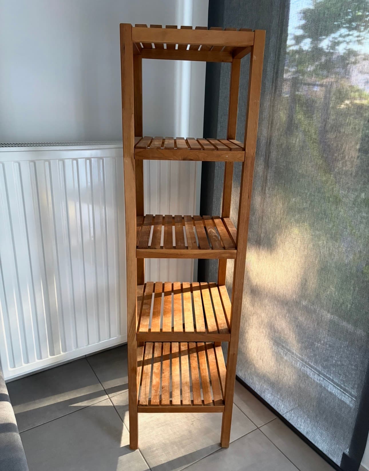 MUSKAN stellingkast, wit, 37x140 cm