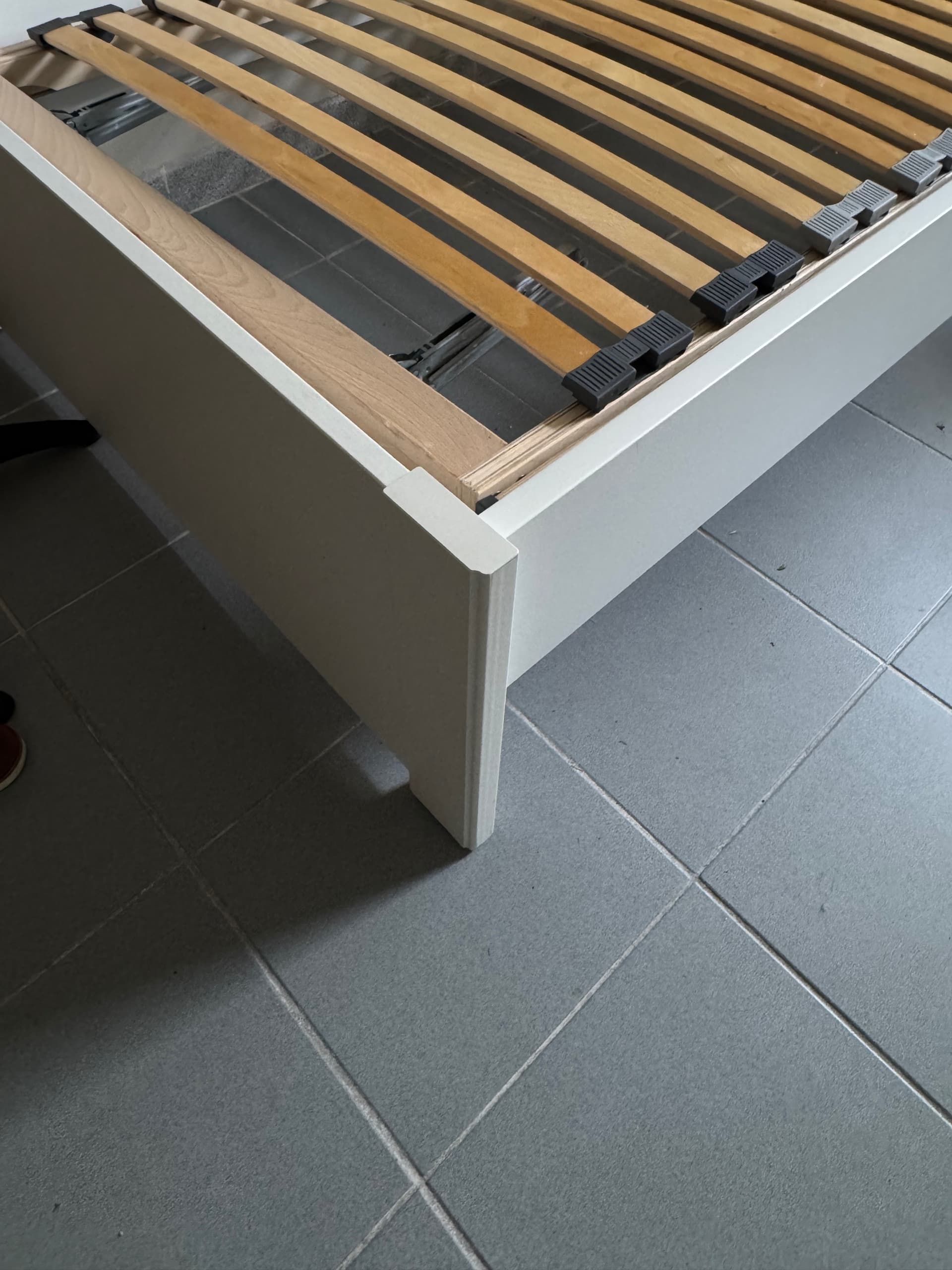 SONGESAND Bedframe, wit, 90x200 cm