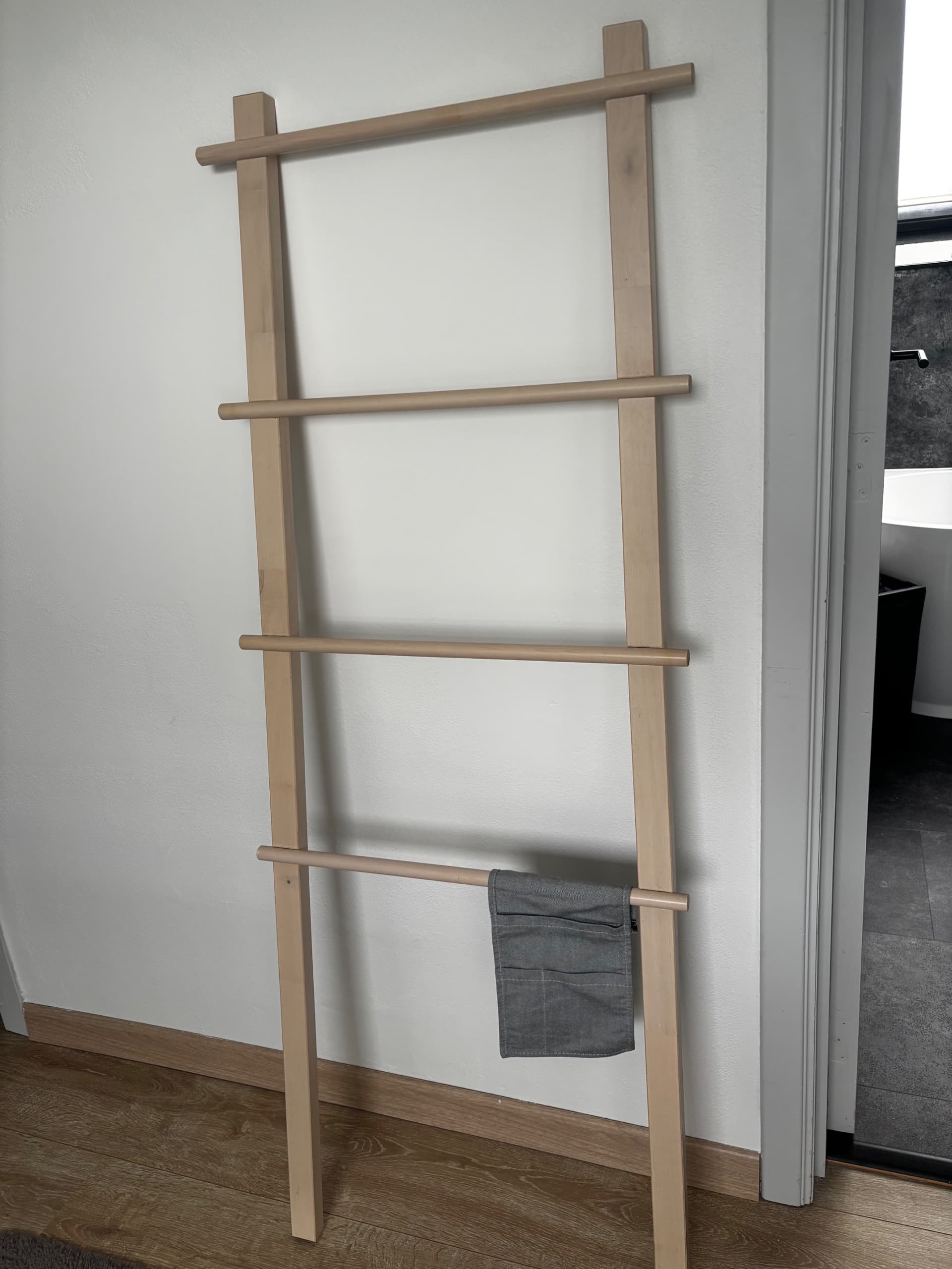 VILTO handdoekenrek staand, berken