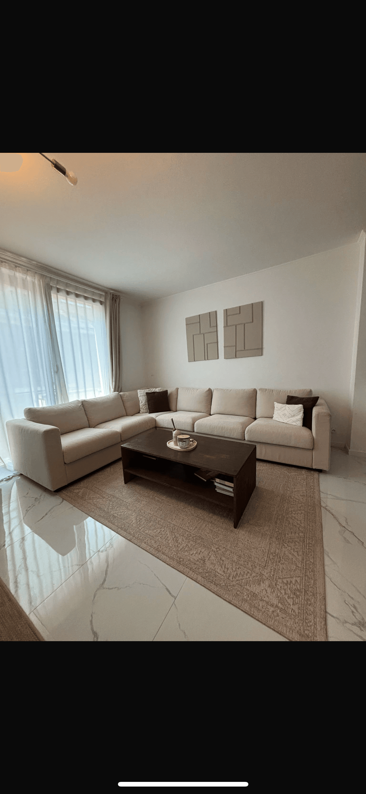 VIMLE corner sofa, 5-seat, Gunnared beige