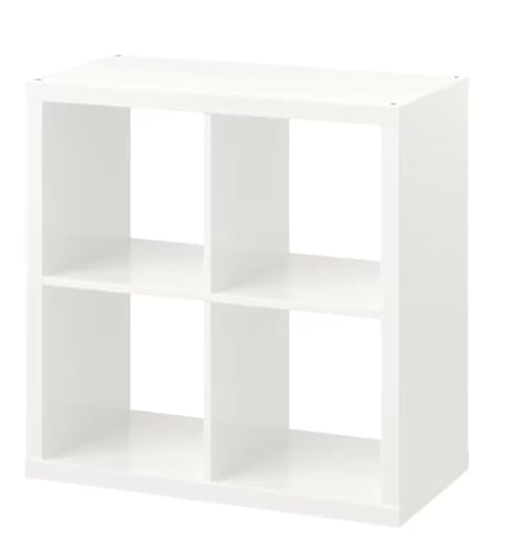 KALLAX shelving unit, white, 77x77 cm