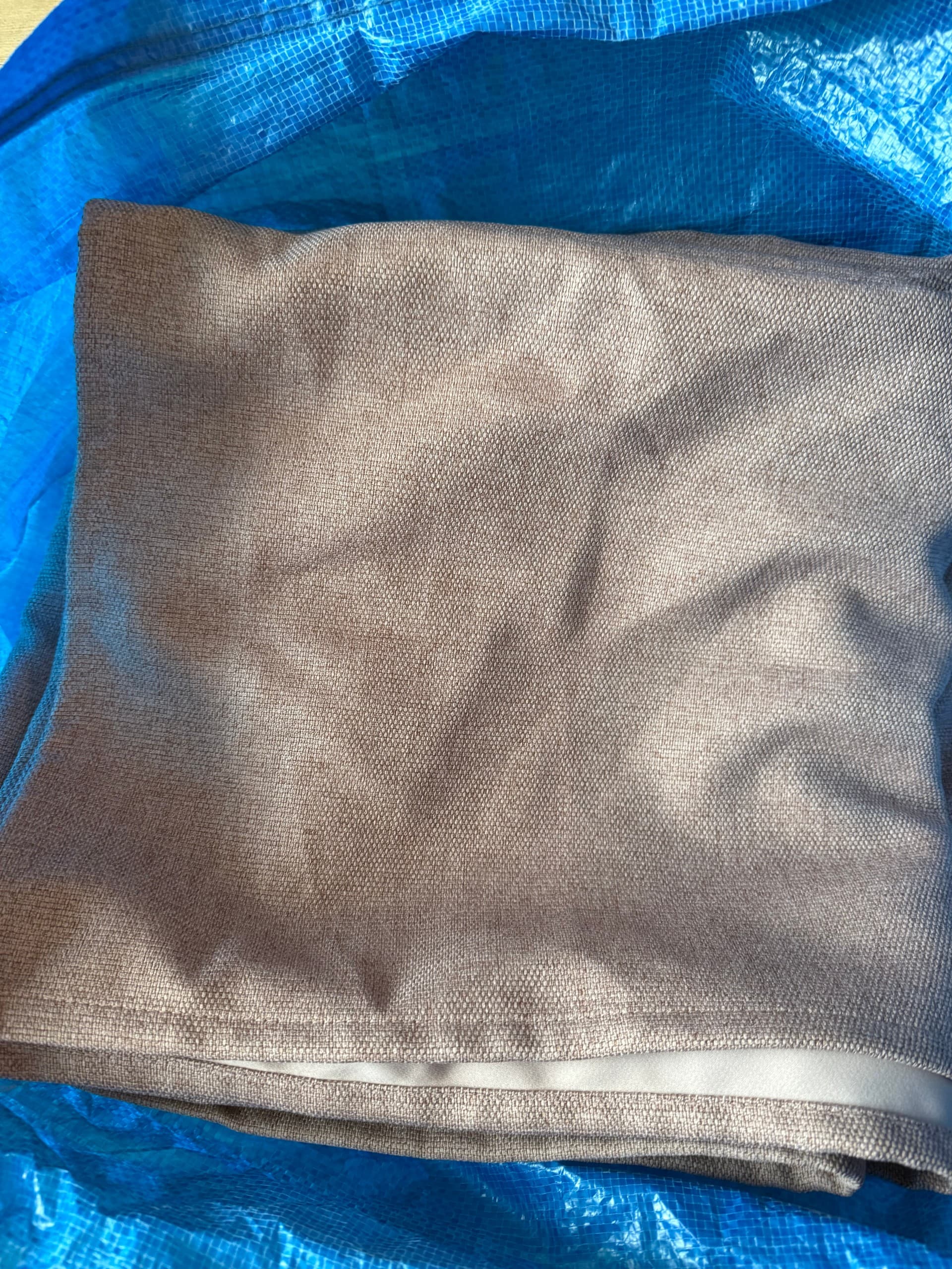 ANNAKAJSA - ROSE Rideaux, 2 pièces, beige