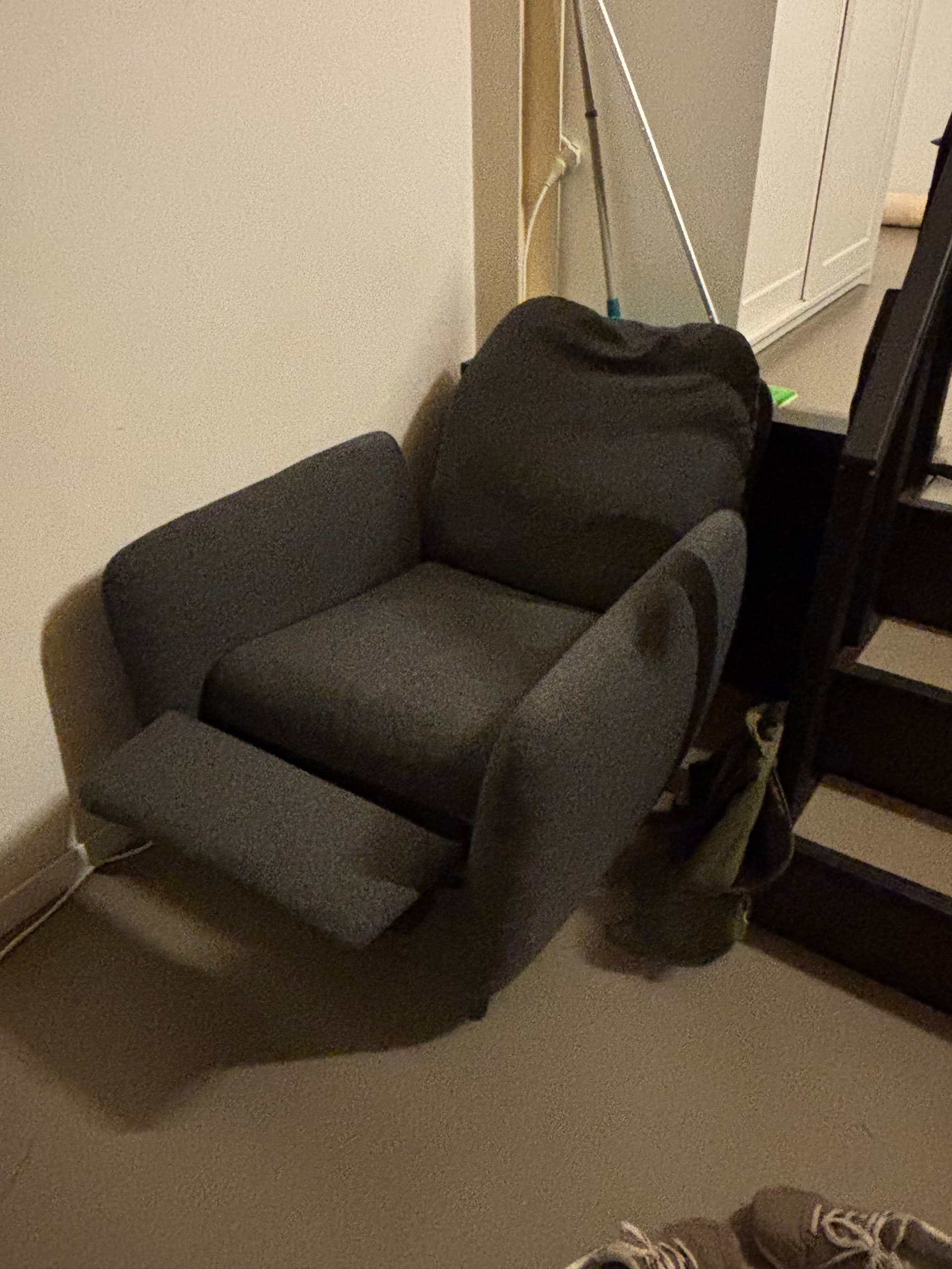 EKOLSUND fauteuil confort, Gunnared gris foncé