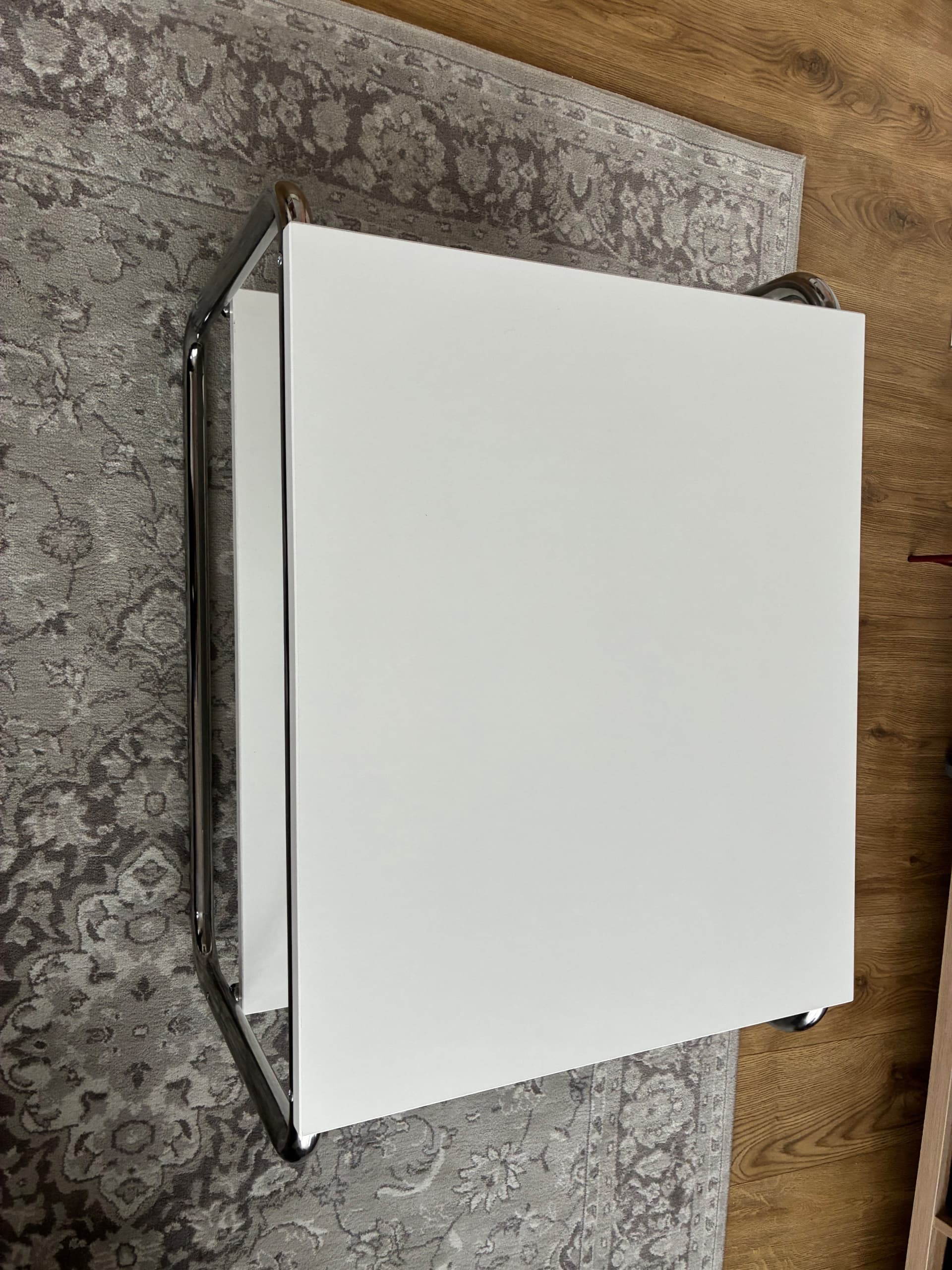 BAGGBODA tafeltje, wit, 71x50 cm