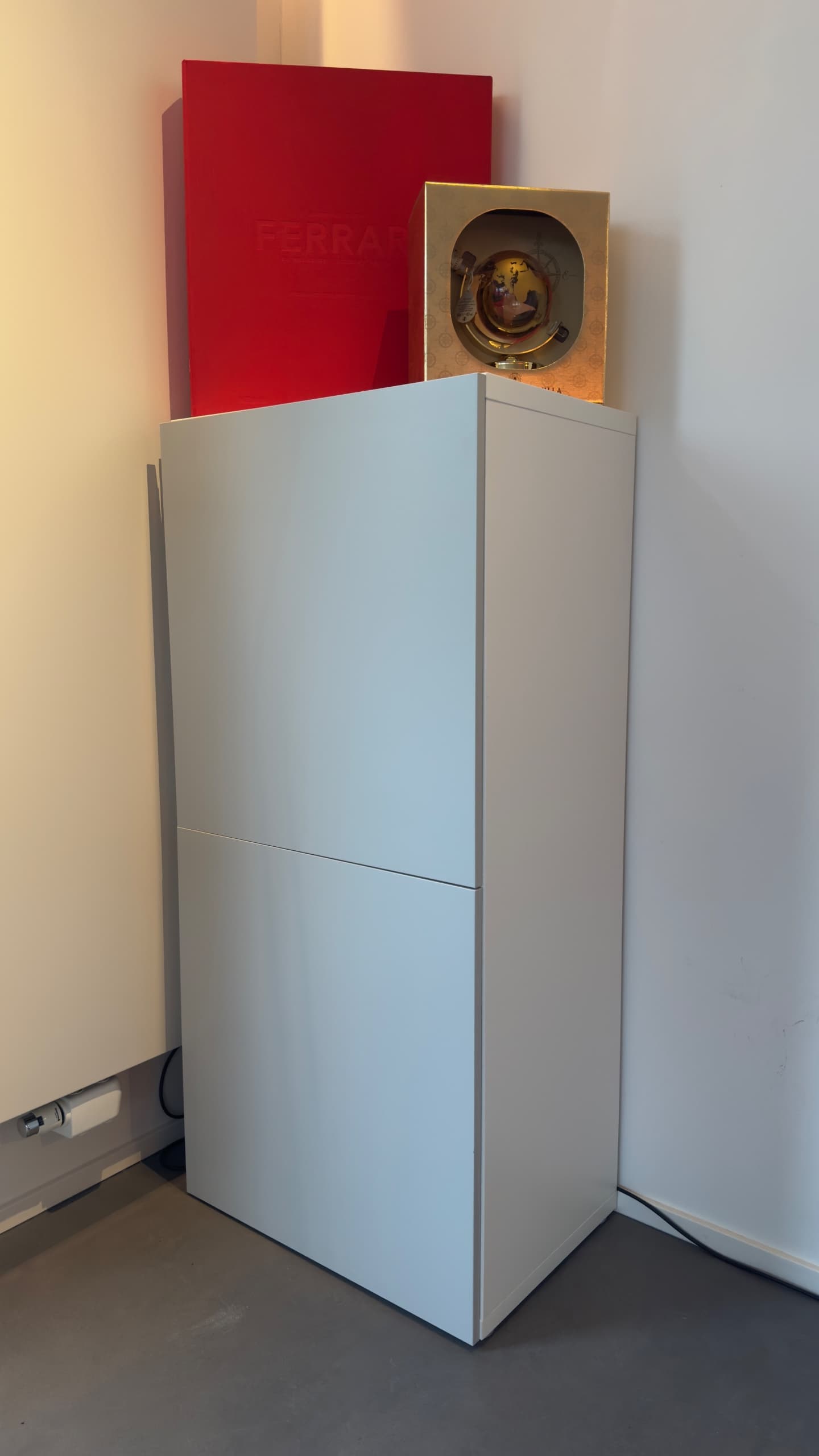 BESTÅ kast met deuren, donkergrijs/Lappviken donkergrijs, 60x42x129 cm