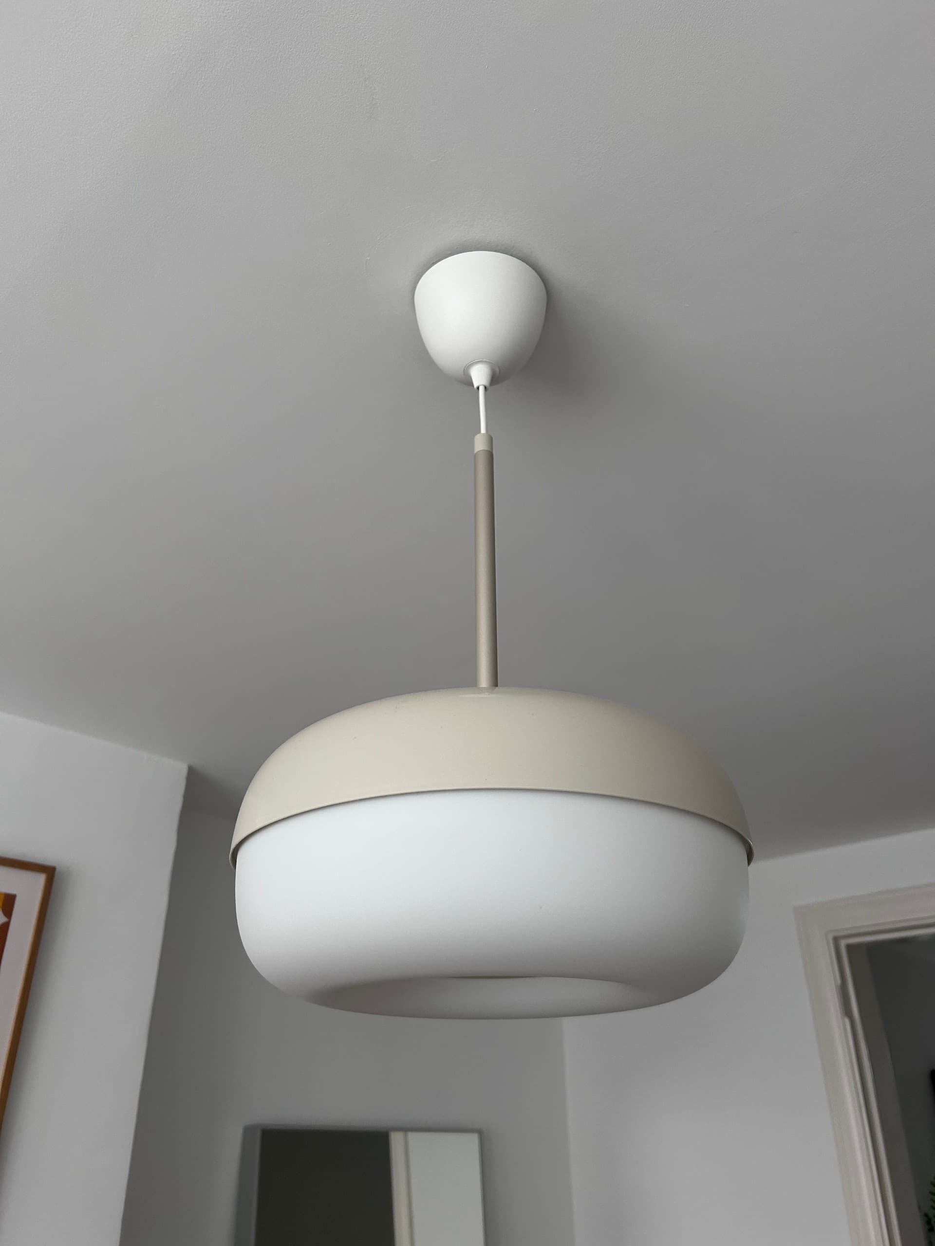 BLÅSVERK suspension, beige, 37 cm