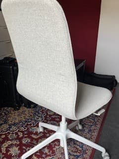 LÅNGFJÄLL vergaderstoel, Gunnared beige/wit