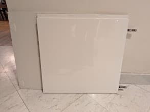 VOXTORP door, high-gloss white, 60x60 cm