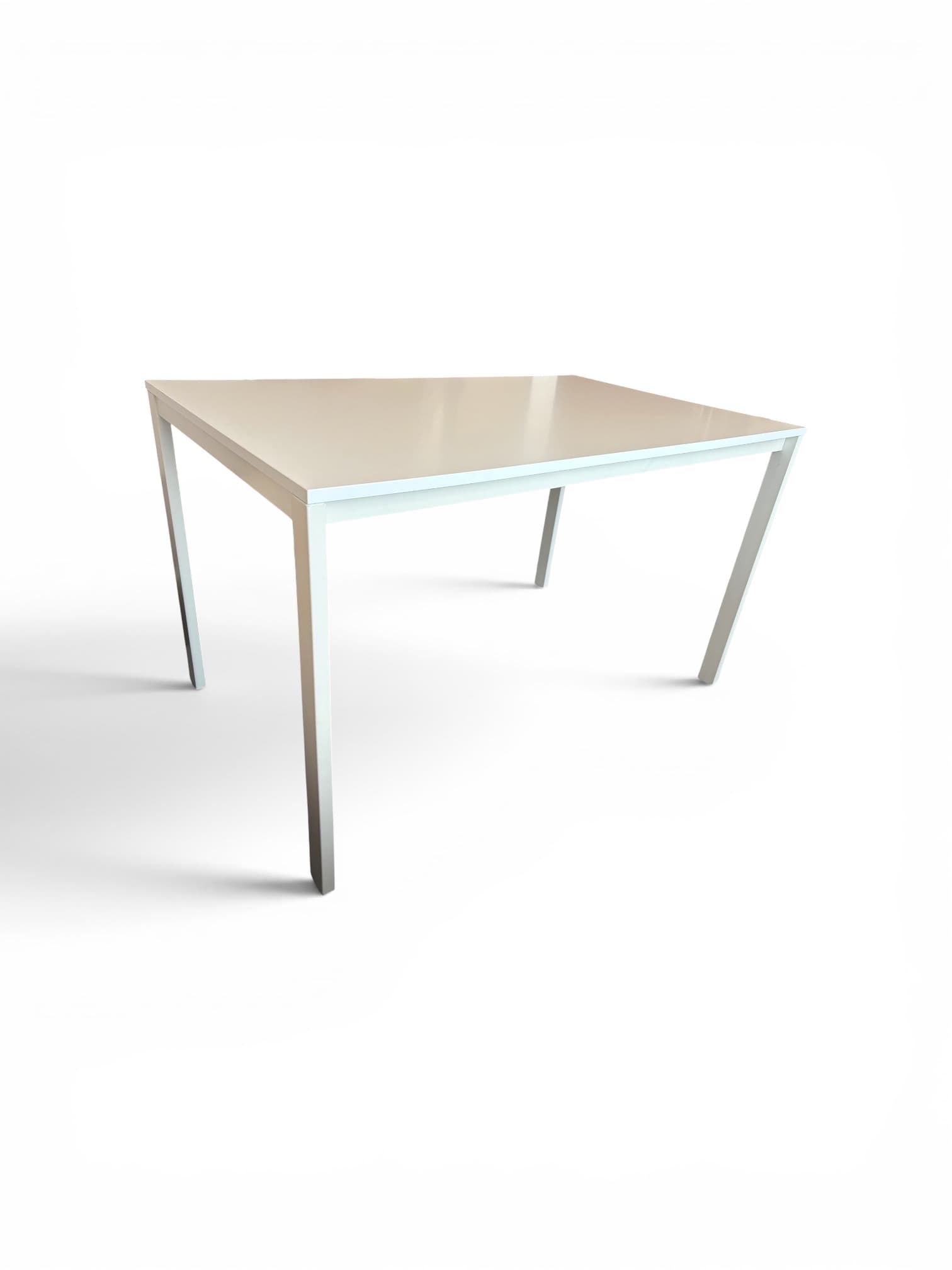 VIHALS table, blanc/blanc, 125x74 cm