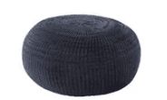 SANDARED pouffe, dark blue, 71 cm