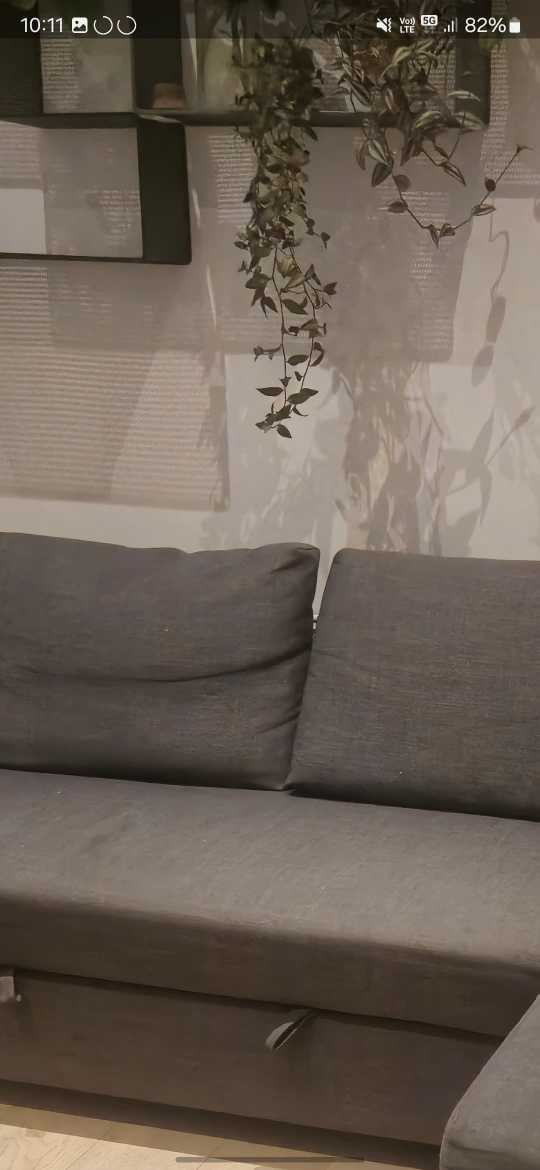 FRIHETEN / KLAGSHAMN corner sofa-bed with storage, Skiftebo dark grey