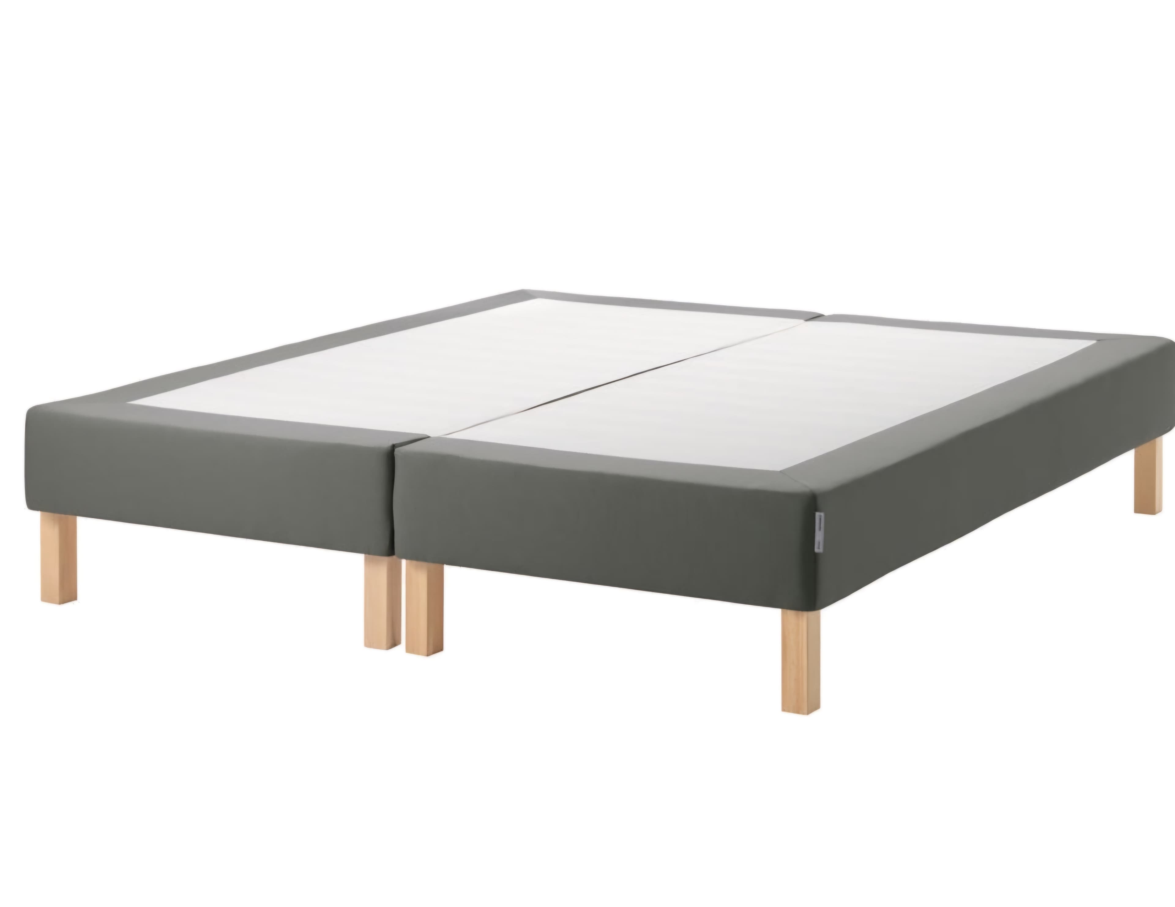 ESPEVÄR slatted mattress base, incl leg/dark grey, 90x200 cm