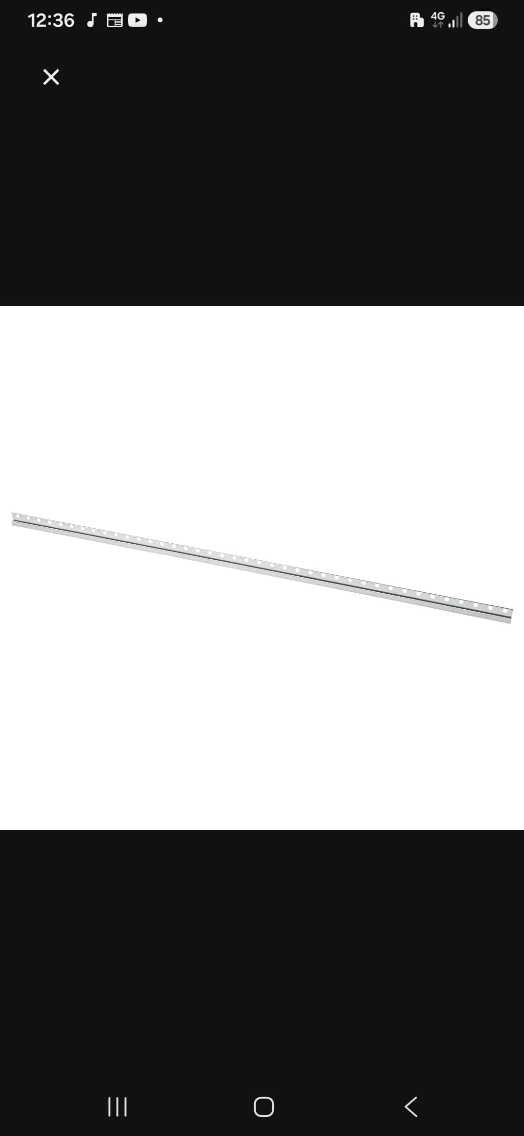 METOD suspension rail, galvanised, 200 cm