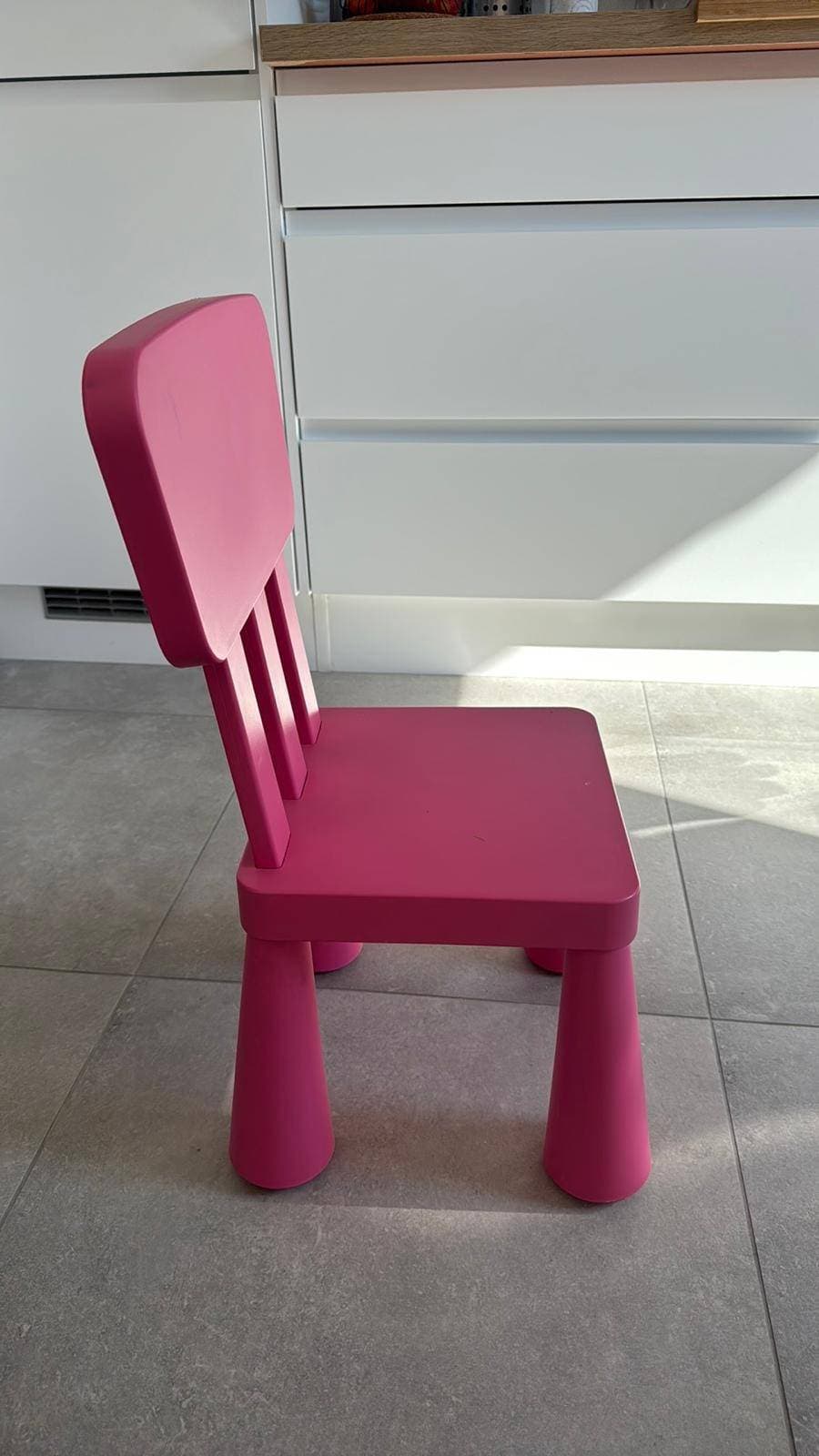 MAMMUT Chaise enfant, intérieur/extérieur, blanc