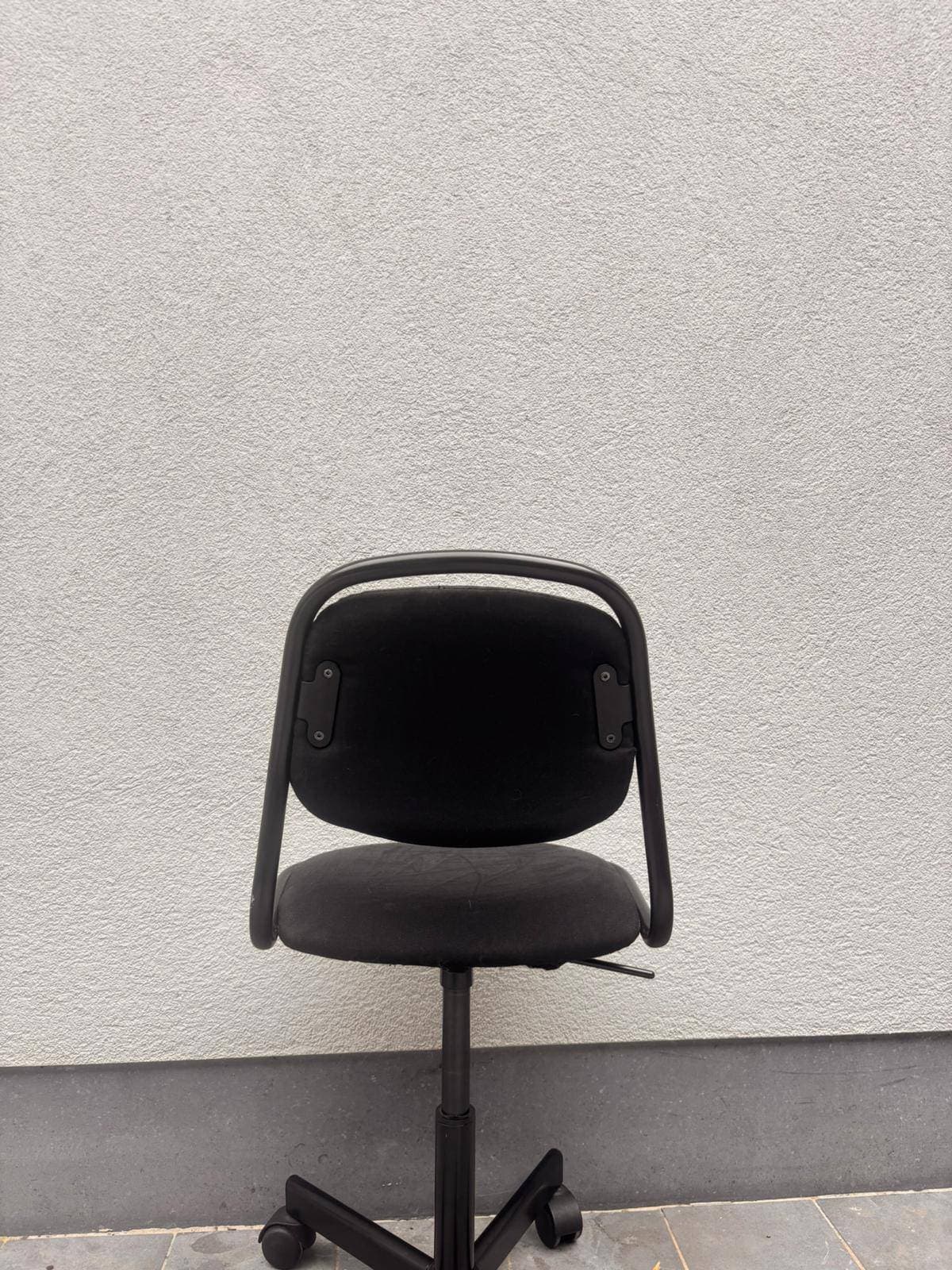 ÖRFJÄLL chaise pivotante, noir/Vissle noir