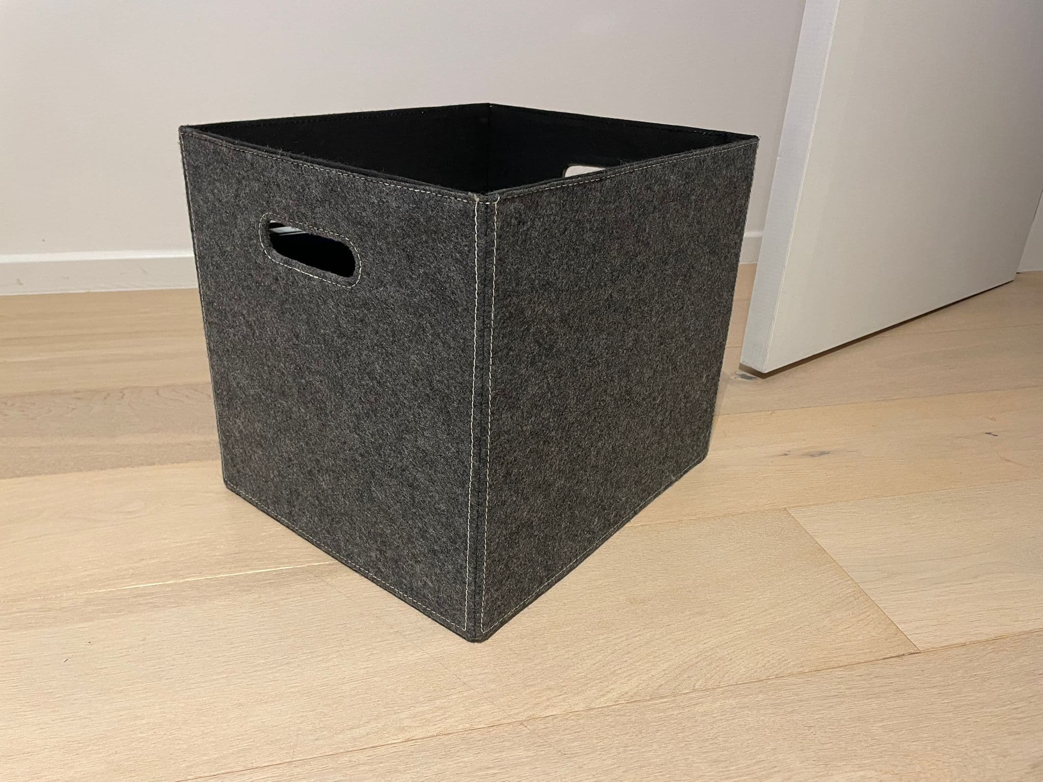 BLÄDDRA bak, grijs, 33x38x33 cm