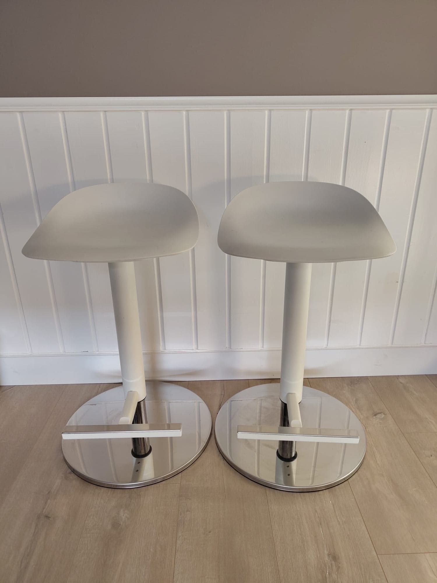 JANINGE Tabouret de bar, blanc